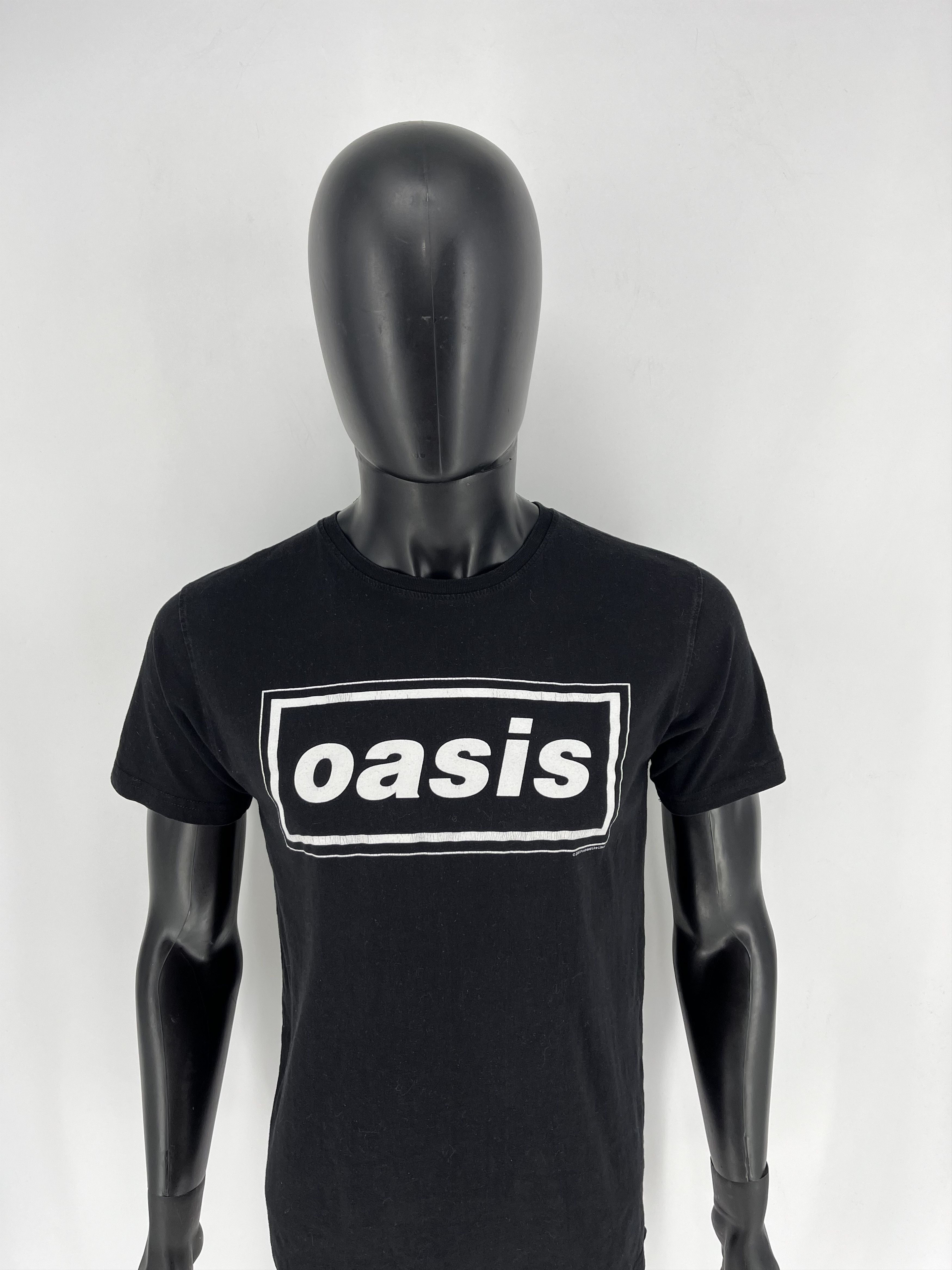 Band Tees × Vintage Vintage Oasis Y2K Box Logo Sky White T Shirt Size US S / EU 44-46 / 1 - 5 Thumbnail