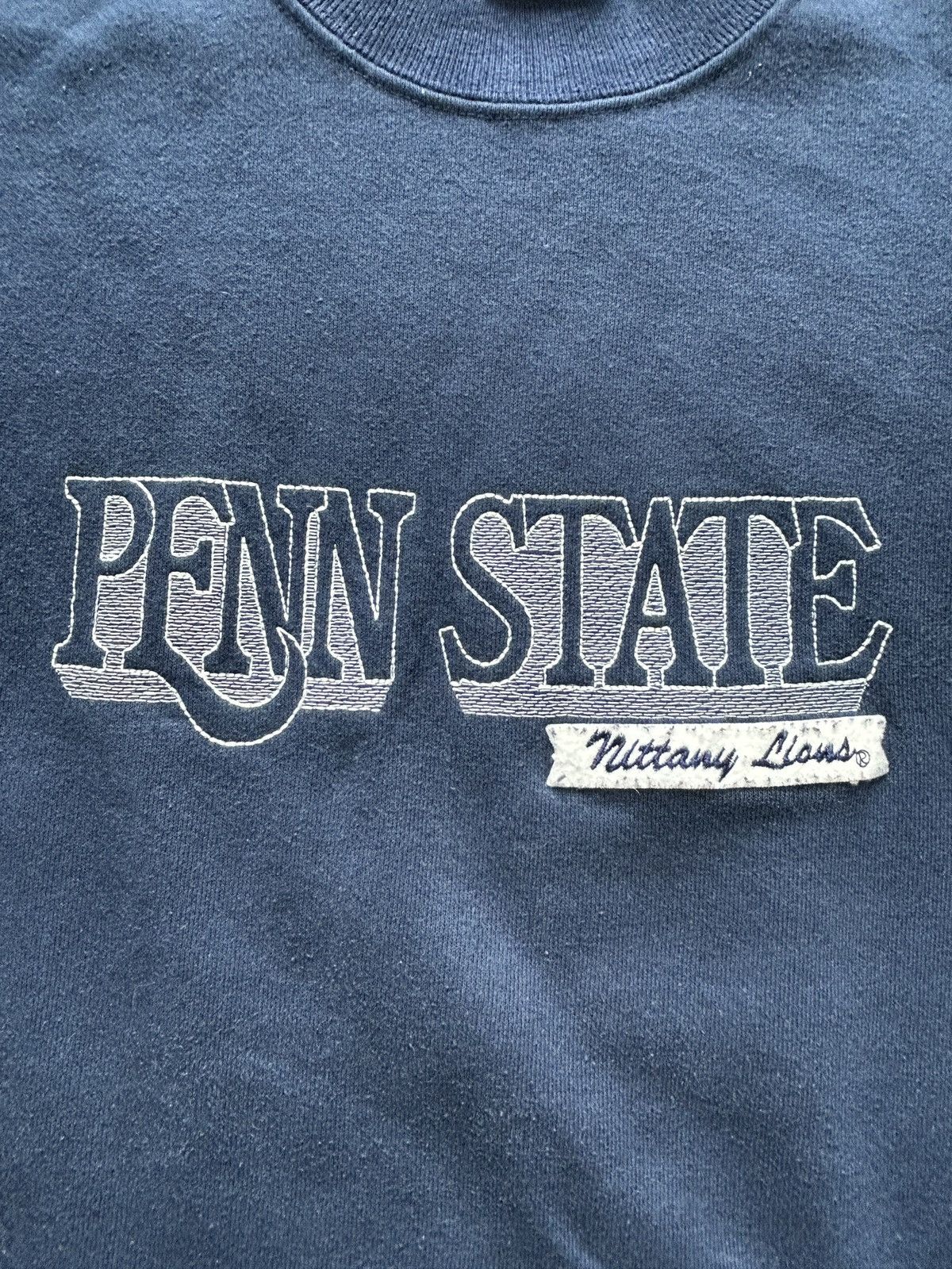 Vintage Vintage 90s Penn State University Embroidered Sweatshirt Size US L / EU 52-54 / 3 - 2 Thumbnail