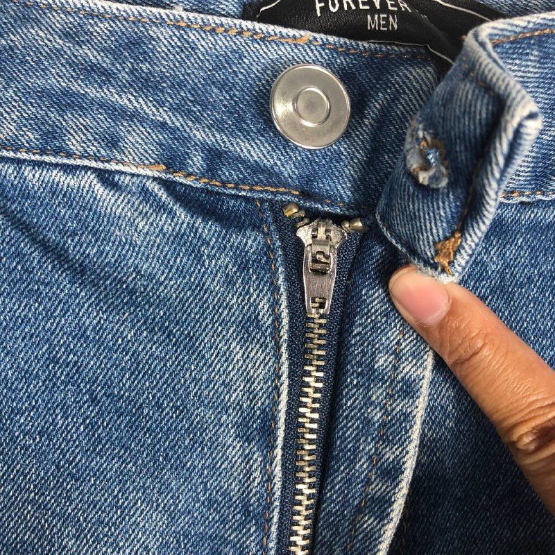 Forever 21 Vintage forever 21 Distressed men denim jean Size US 32 / EU 48 - 9 Thumbnail