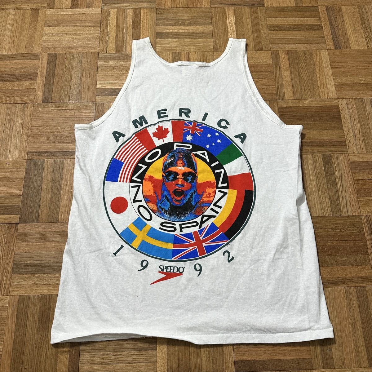 Speedo Vintage Speedo 1992 Barcelona Olympics tank top Size US L / EU 52-54 / 3 - 1 Thumbnail