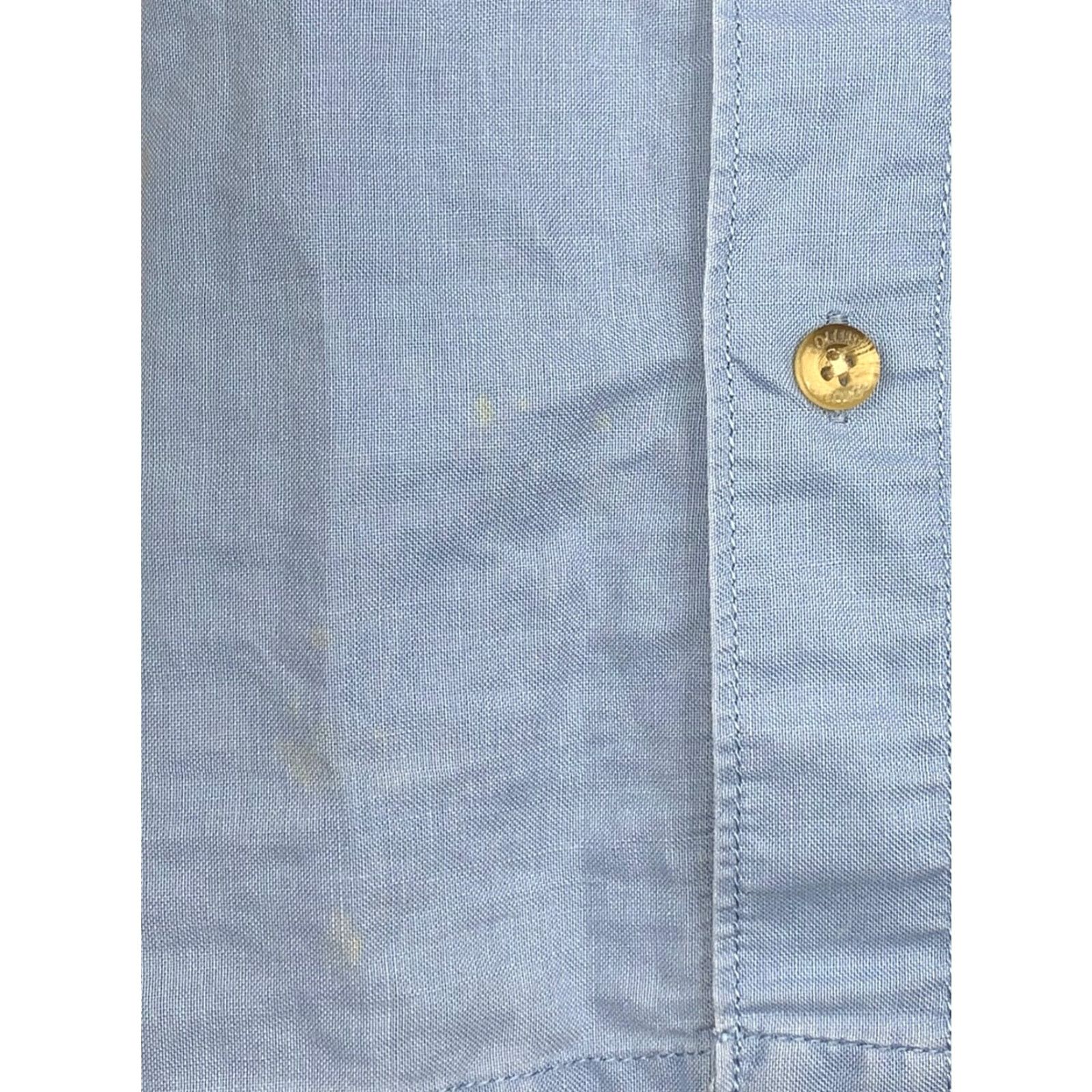 Vintage Columbia Short Sleeve Button Up Shirt Blue Large Casual Mens Shirt Button-Down Collar Buttons Outdoor Classic Fish 1990s? Size US L / EU 52-54 / 3 - 8 Thumbnail