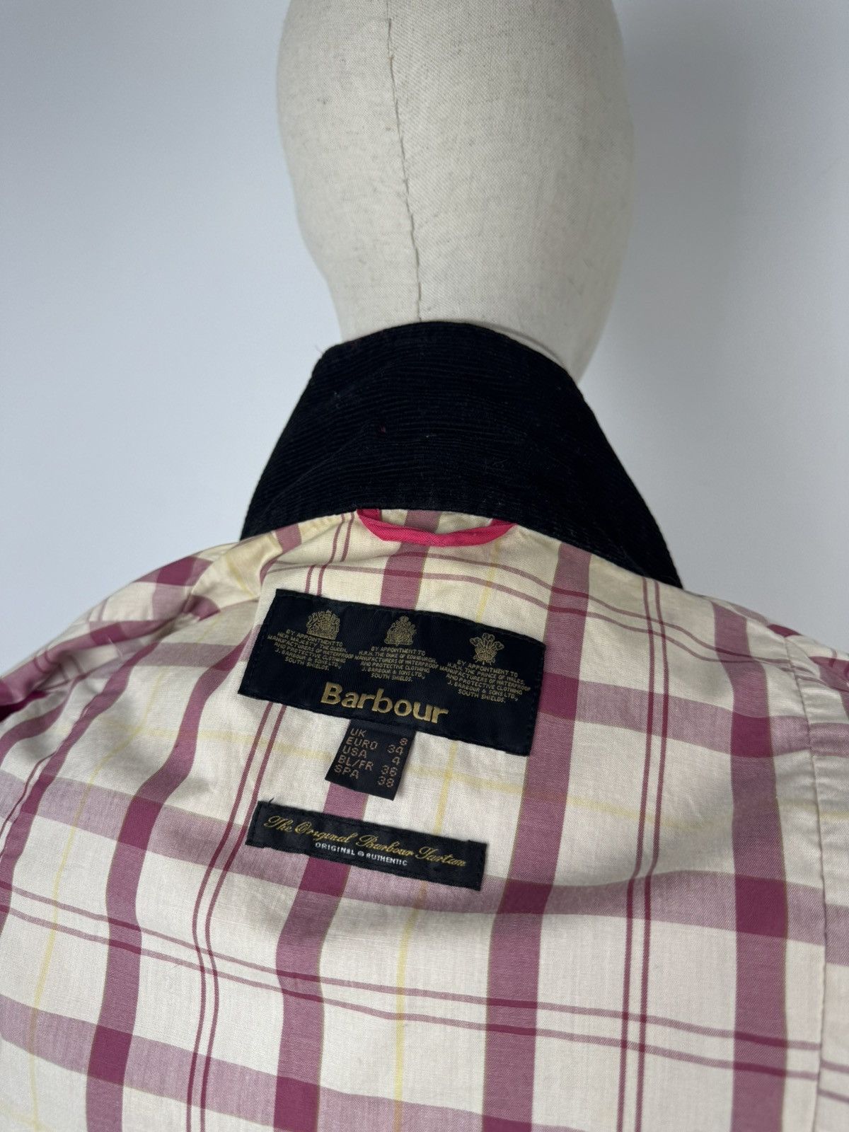 Barbour × Vintage Barbour International Bright Brass Jacket Pink size USA 4 Size S / US 4 / IT 40 - 8 Thumbnail