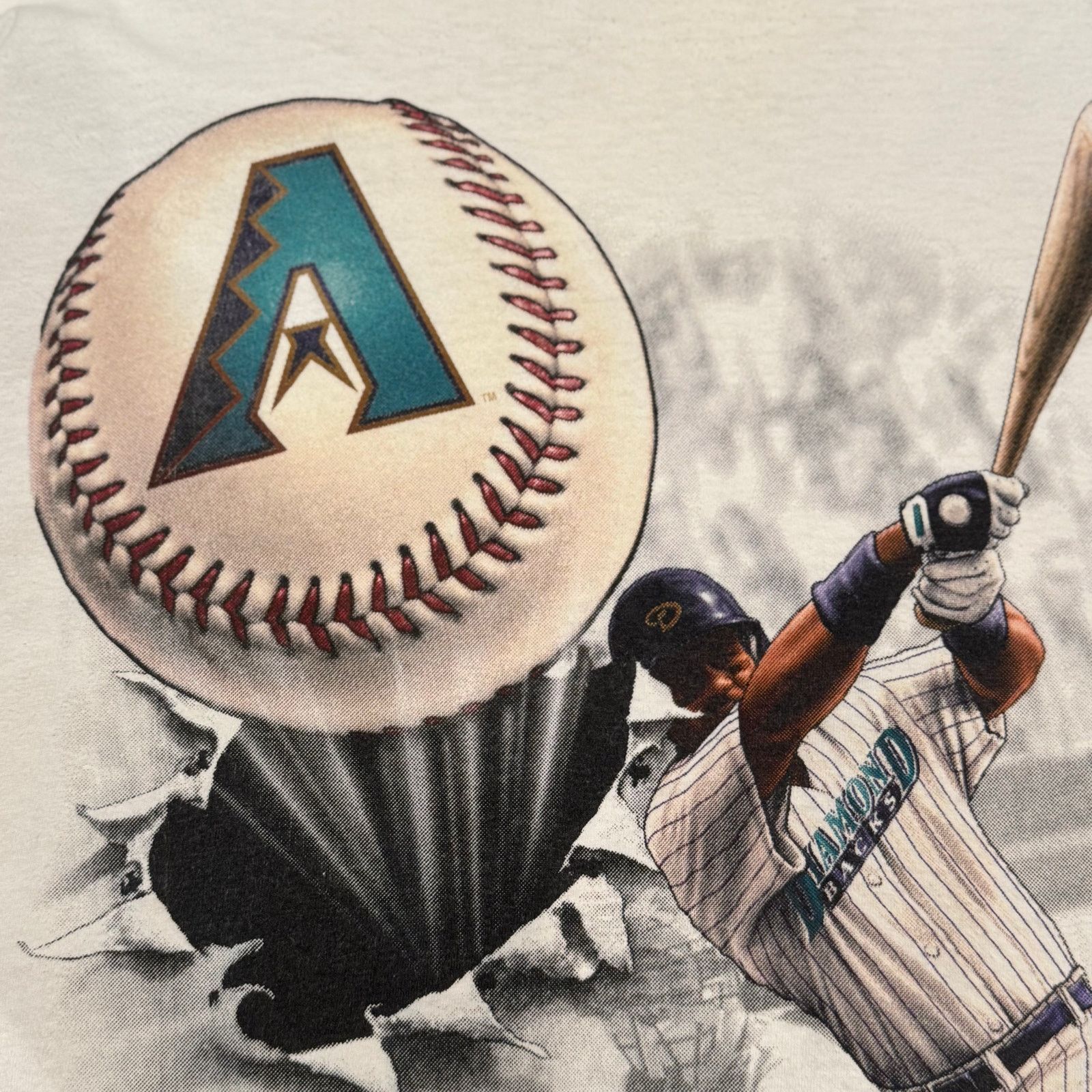 Nutmeg 1998 Nutmeg Arizona Diamondbacks Home Run Graphic Tee Size US L / EU 52-54 / 3 - 6 Thumbnail