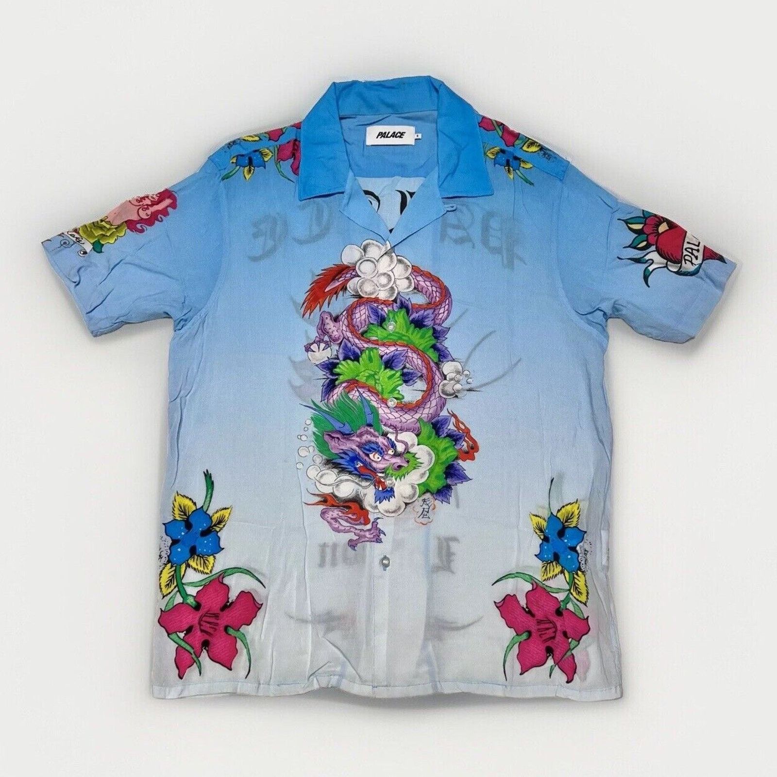 Palace Palace Inky S/S Shirt Men’s S Rayon Button Up Camp Collar Size US S / EU 44-46 / 1 - 1 Thumbnail