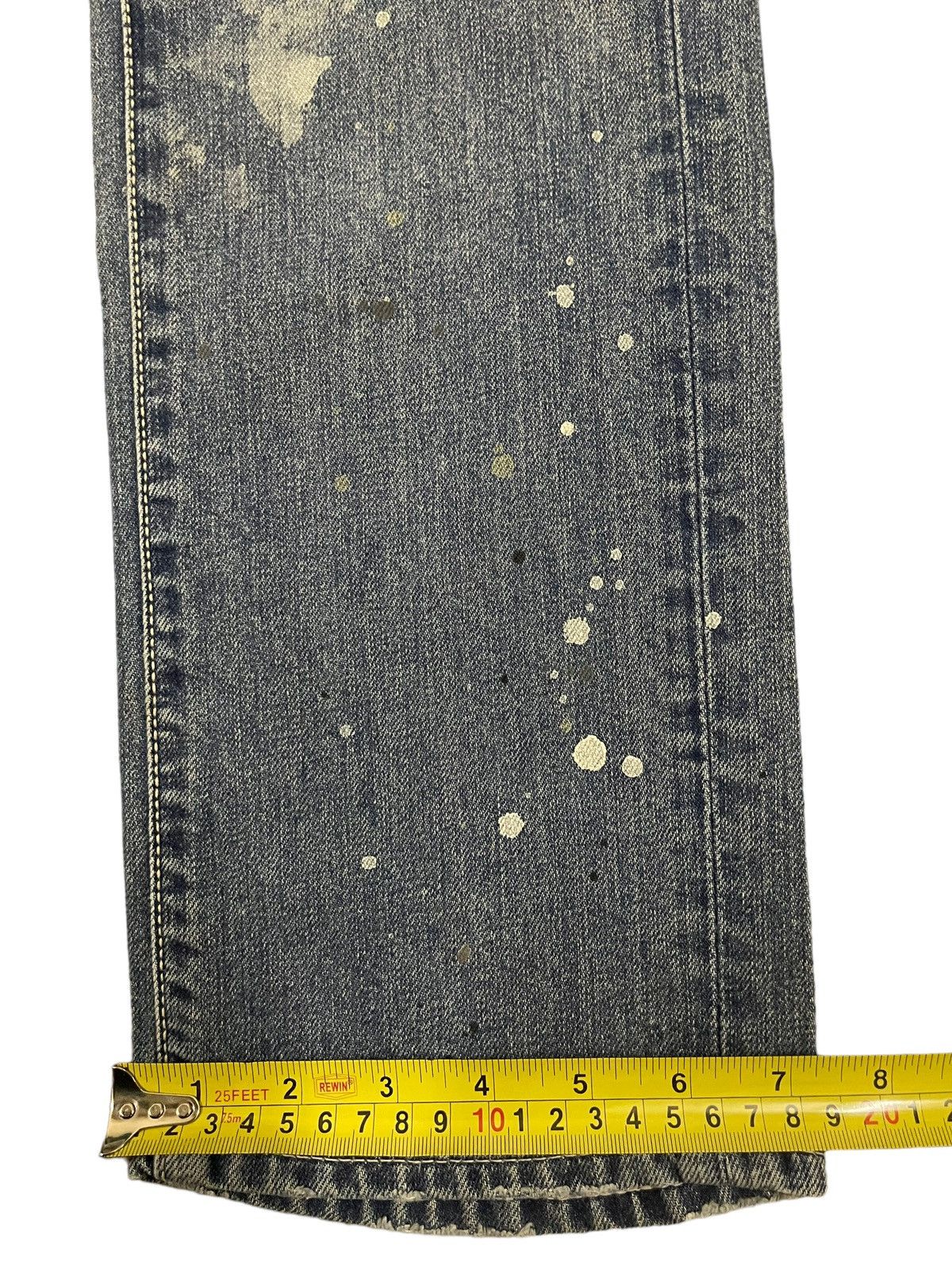 Vanquish Vintage Japan Vanquish Paint Splatter Distressed Jeans Size US 31 - 14 Thumbnail