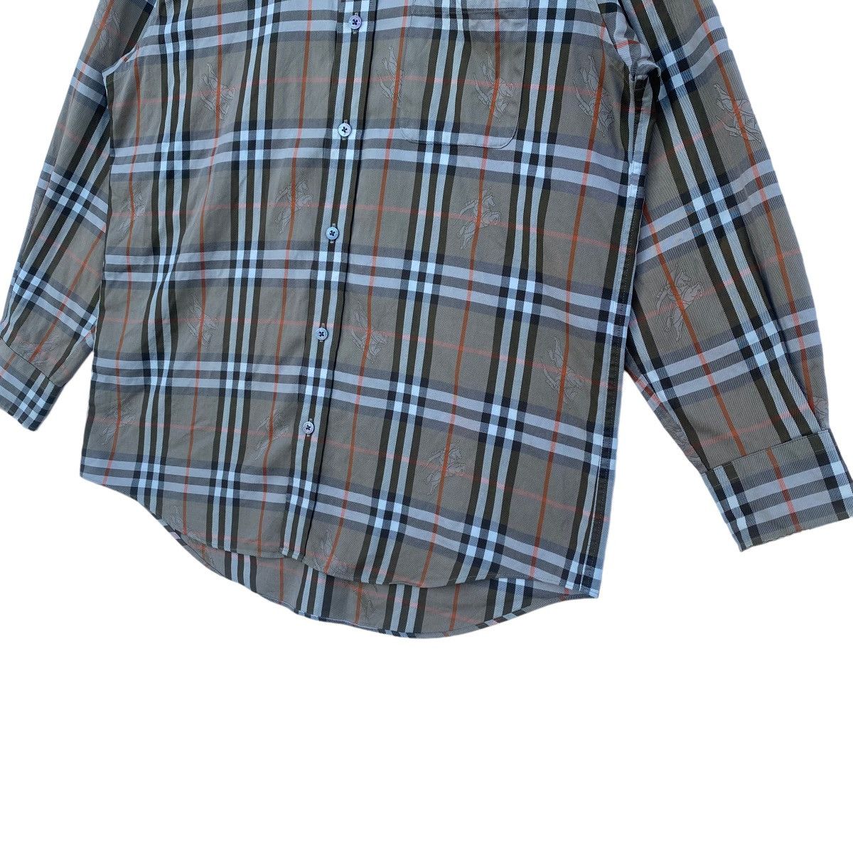 Burberry 🔥Rare Vtg BURBERRYS PRORSUM Monogram NovaCheck Button Ups Size US L / EU 52-54 / 3 - 4 Thumbnail