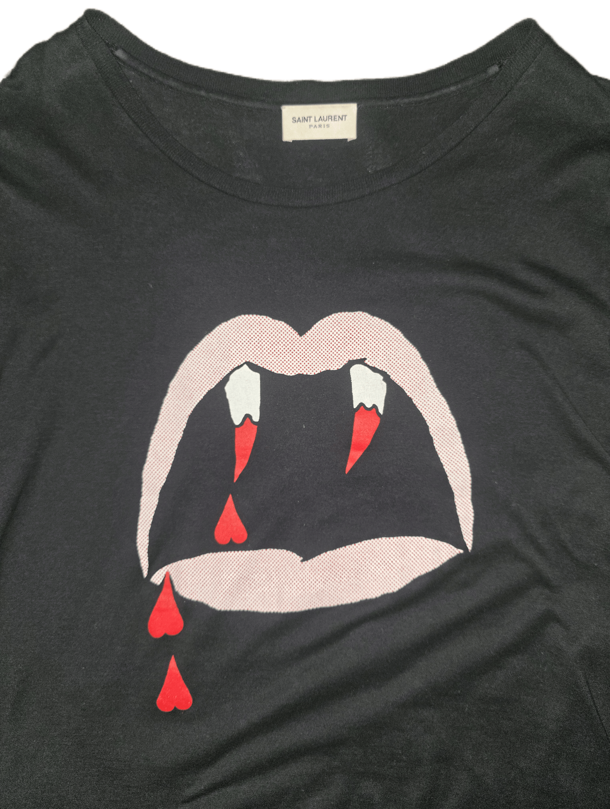 Saint Laurent Paris SS16 Blood Luster Tee