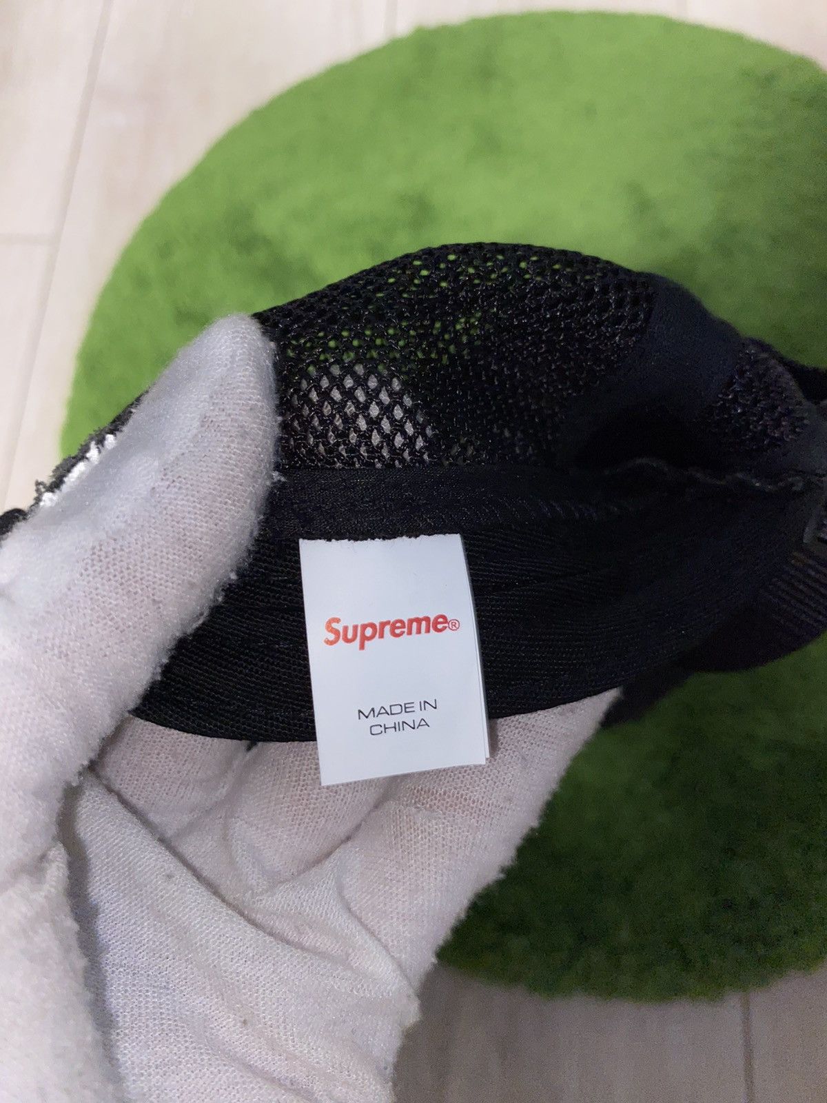 Supreme Supreme Mesh Cordura Camp Cap black Size ONE SIZE - 7 Thumbnail