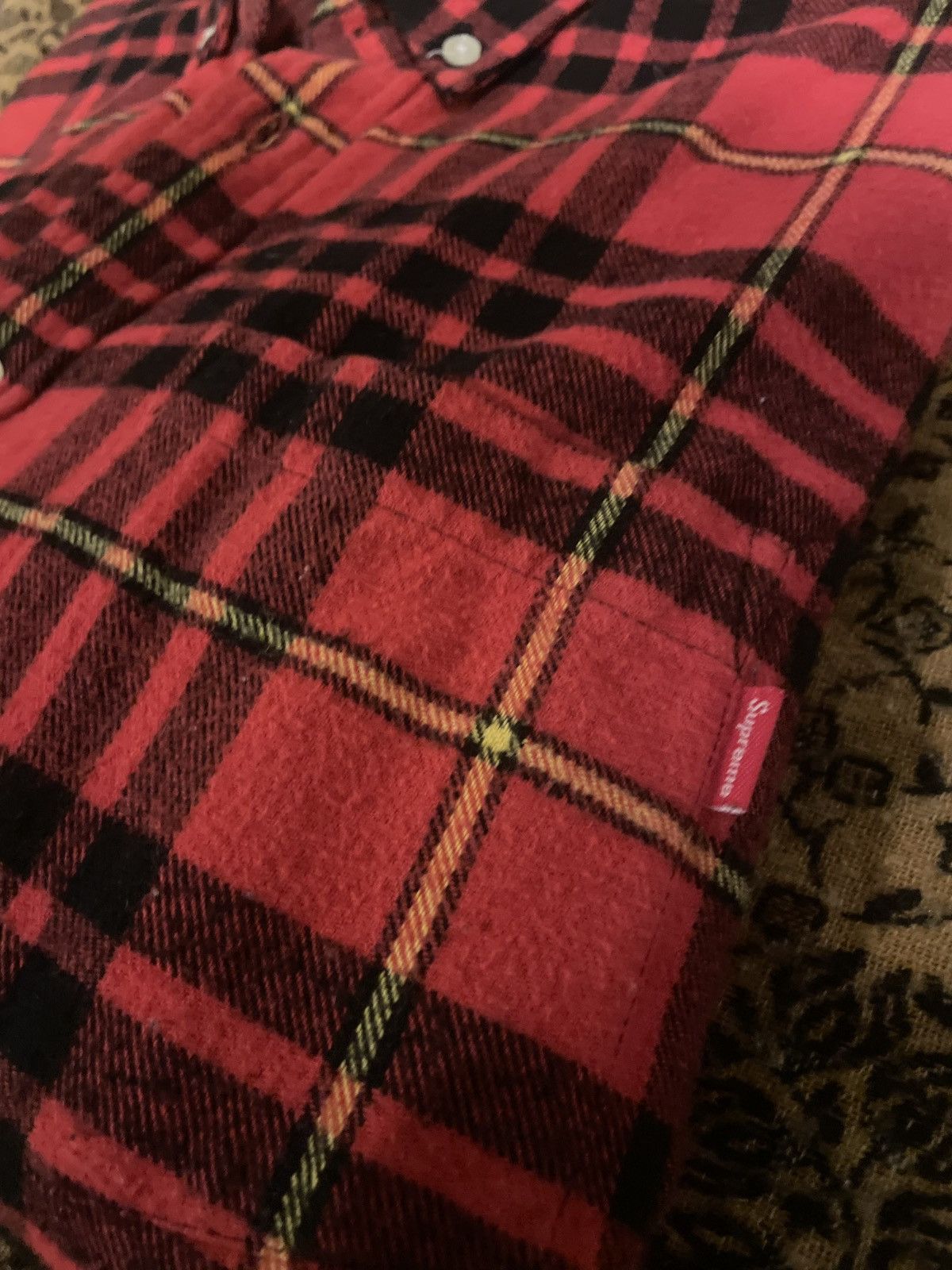 Supreme Supreme Vintage Red Plaid Flannel Size US L / EU 52-54 / 3 - 6 Thumbnail
