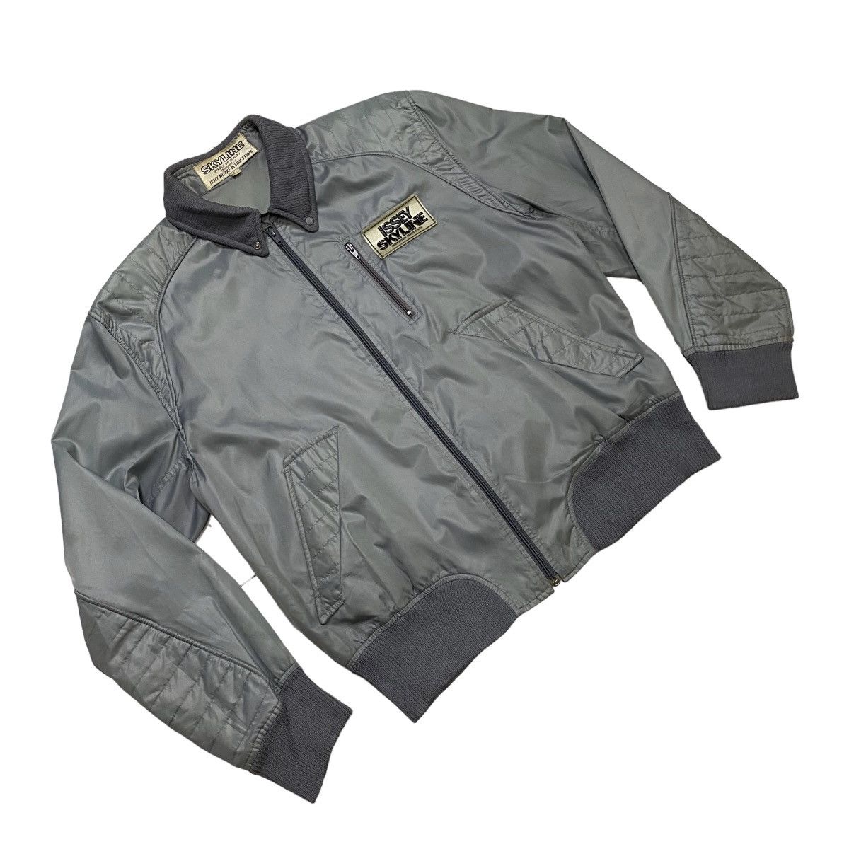 Issey Miyake 💥RARE💥Vintage Issey Miyake Skyline Racing Bomber Jacket Size US L / EU 52-54 / 3 - 2 Thumbnail