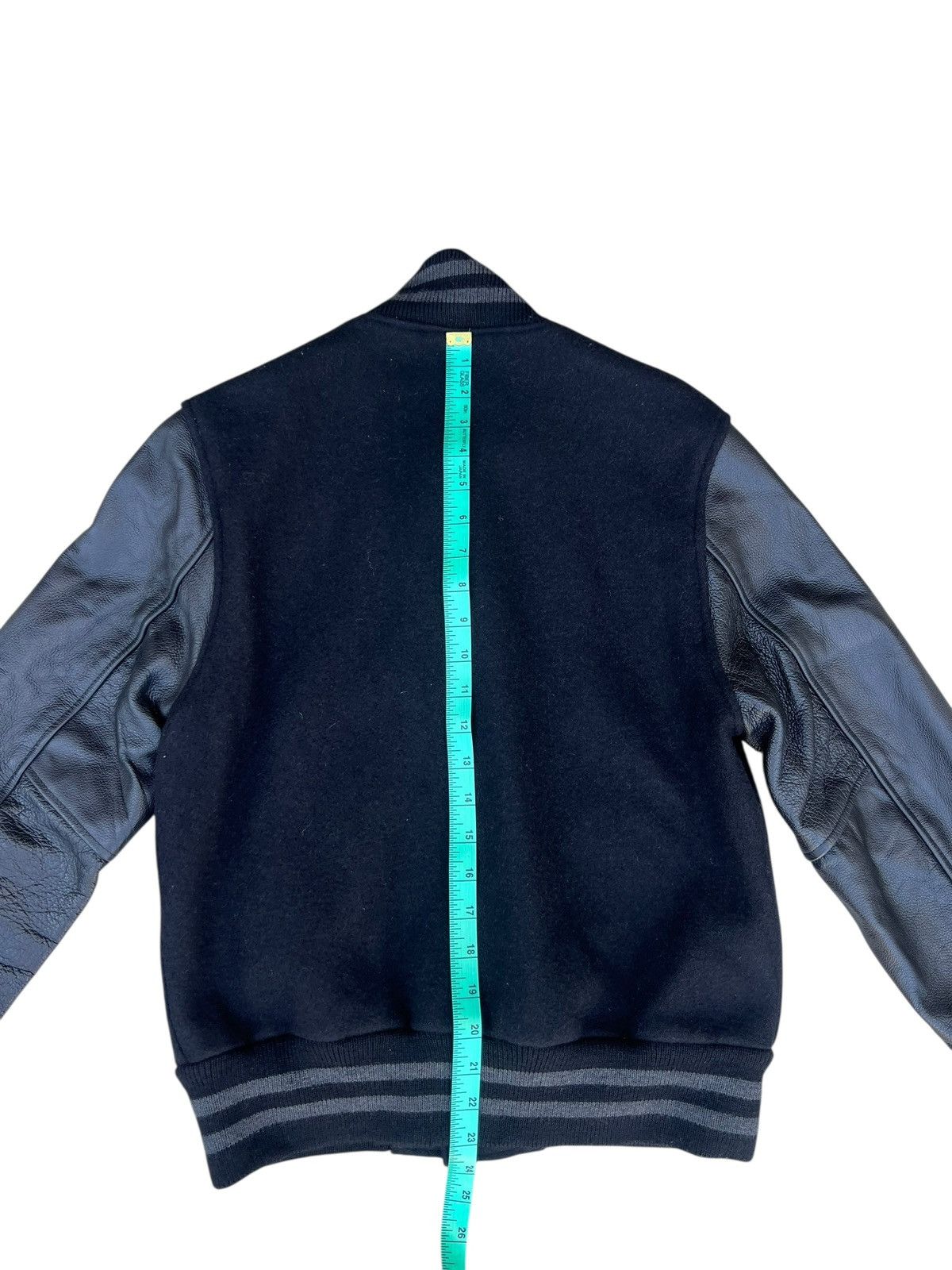 The Brooklyn Circus 2013 The Brooklyn Circus Leather Sleeve Varsity Jacket Size US XS / EU 42 / 0 - 19 Thumbnail