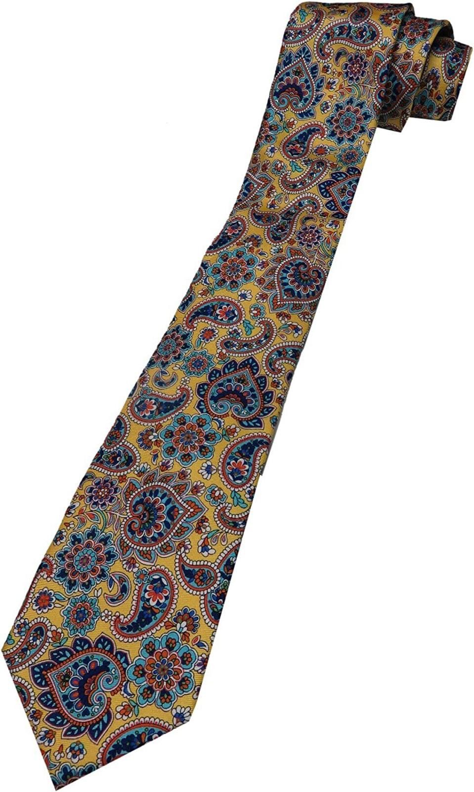 Chaps Chaps Necktie Yellow Paisley Neck Tie New NWT Size ONE SIZE - 1 Preview