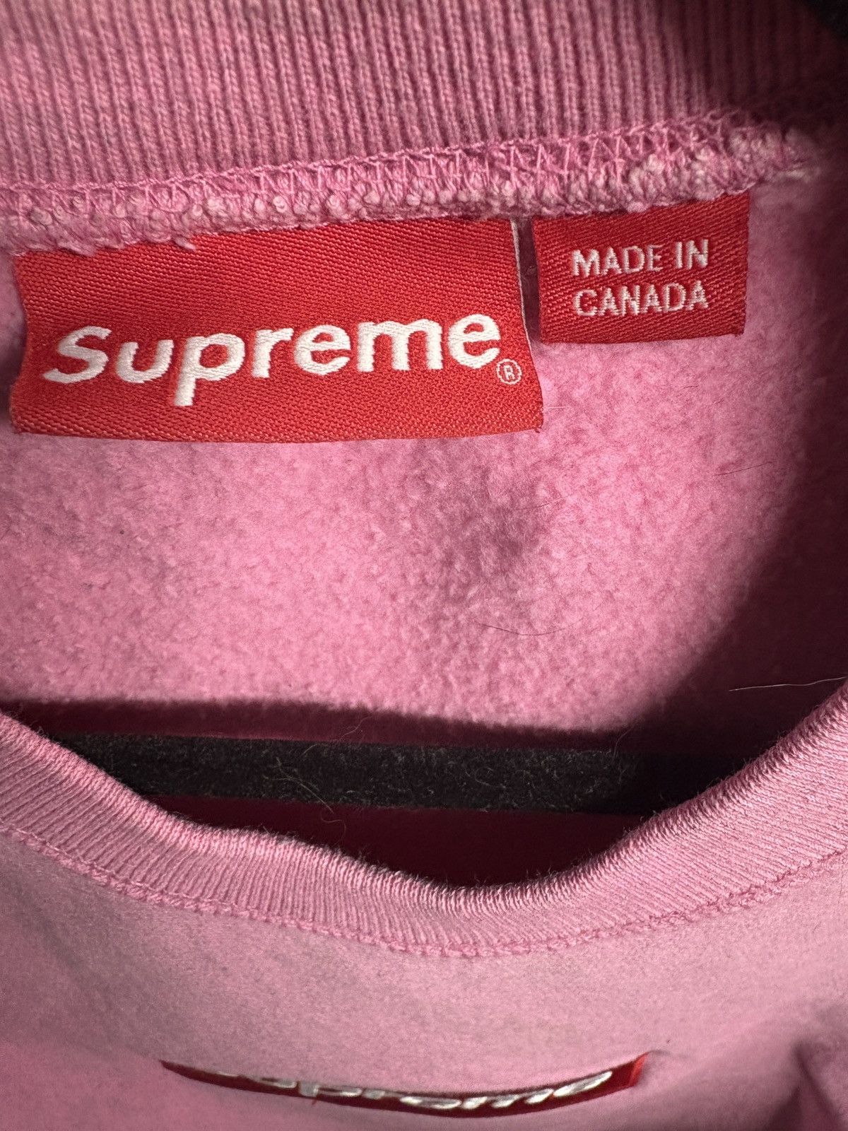 Supreme SUPREME BOX LOGO CREWNECK SWEATSHIRT PINK SIZE MEDIUM 2015 Size US M / EU 48-50 / 2 - 4 Thumbnail