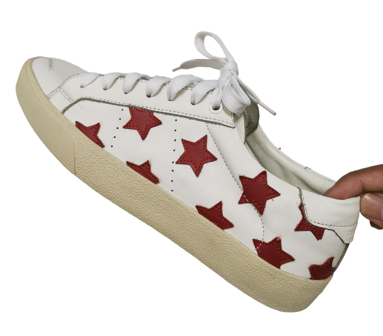 Saint Laurent Paris Saint Laurent Paris Star Sneakers Shoes Size US 6 / EU 39 - 3 Thumbnail