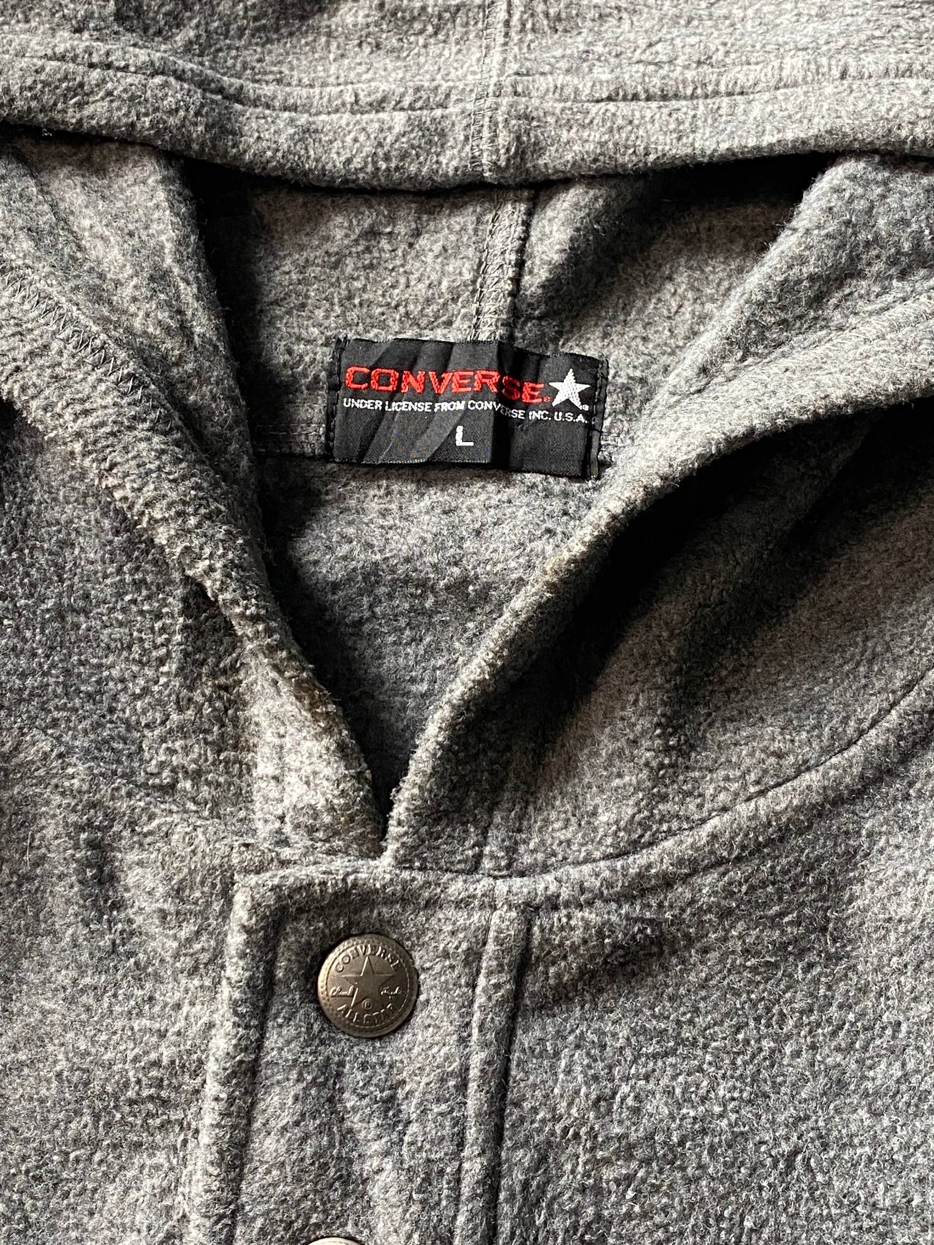 Converse Y2K Converse Fleece Hoodie Size US L / EU 52-54 / 3 - 3 Thumbnail