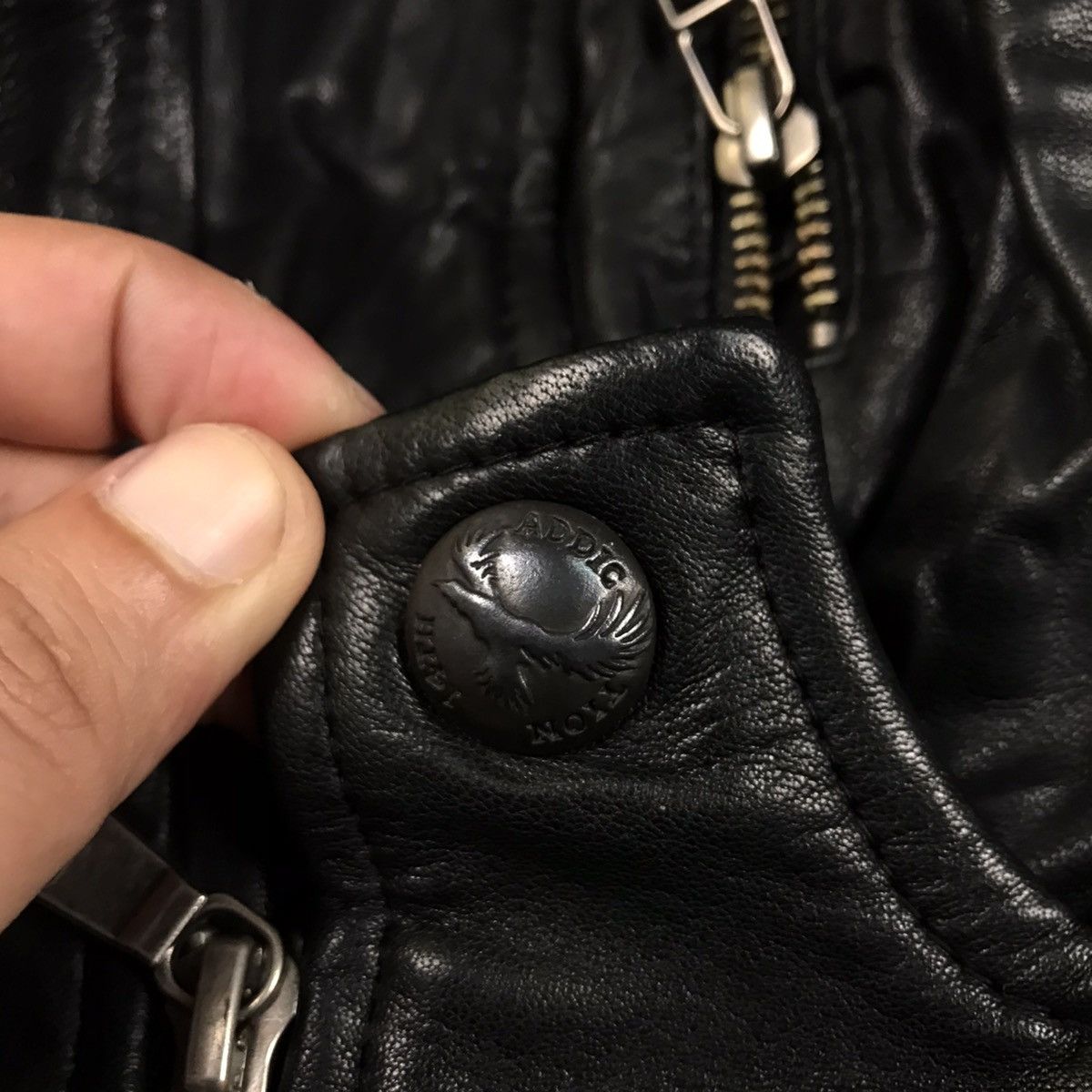14th Addiction 14th addiction Leather Black Jacket Size US XS / EU 42 / 0 - 16 Thumbnail