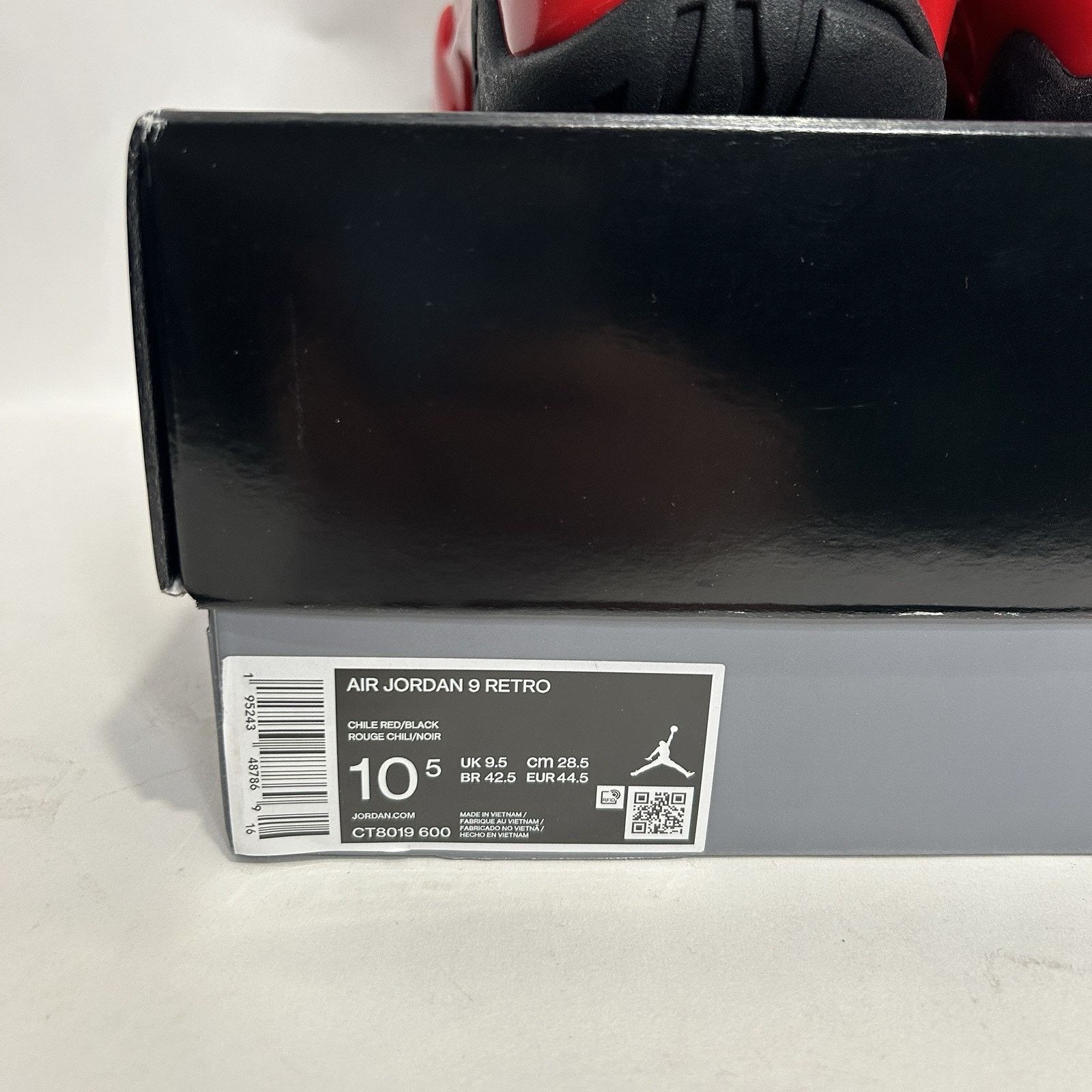 Jordan Brand Nike Air Jordan 9 Retro “Chile Red” Size US 10.5 / EU 43-44 - 6 Thumbnail