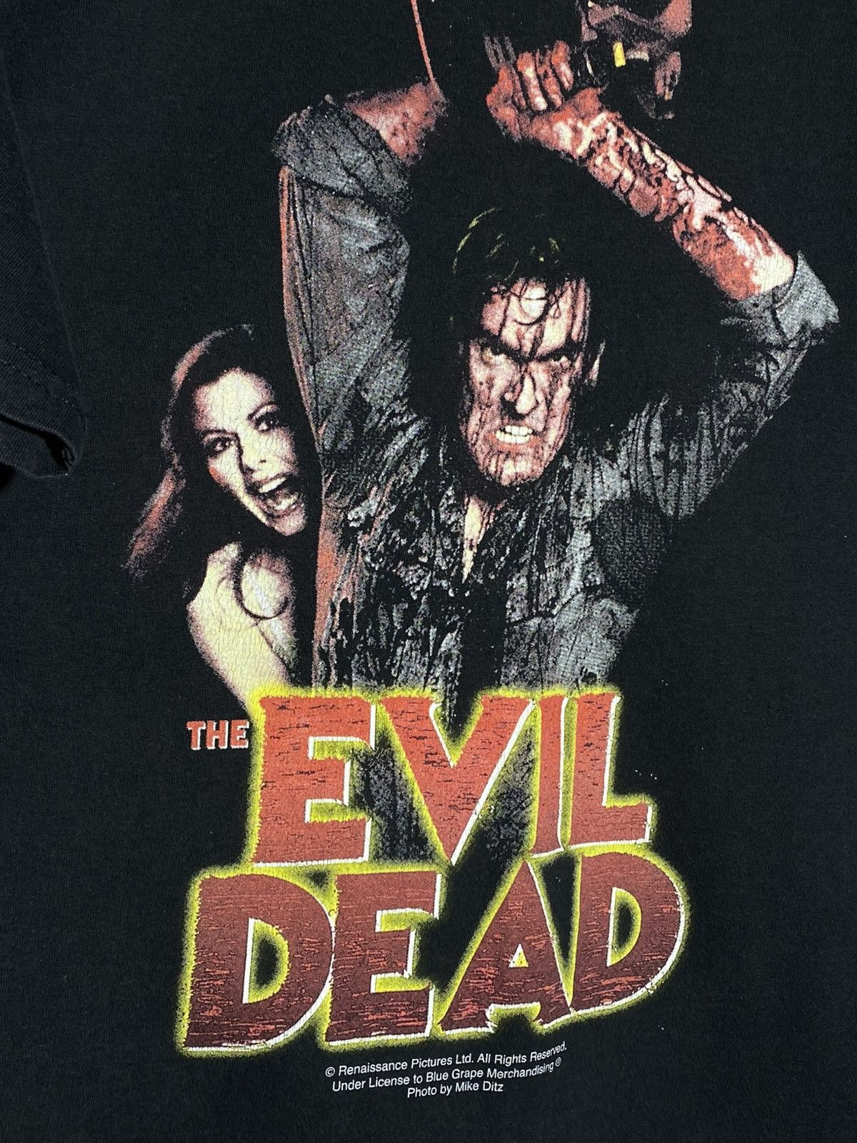 Vintage Vintage The Evil Dead Grueling Terror Horror Movie T Shirt Size US XL / EU 56 / 4 - 4 Thumbnail