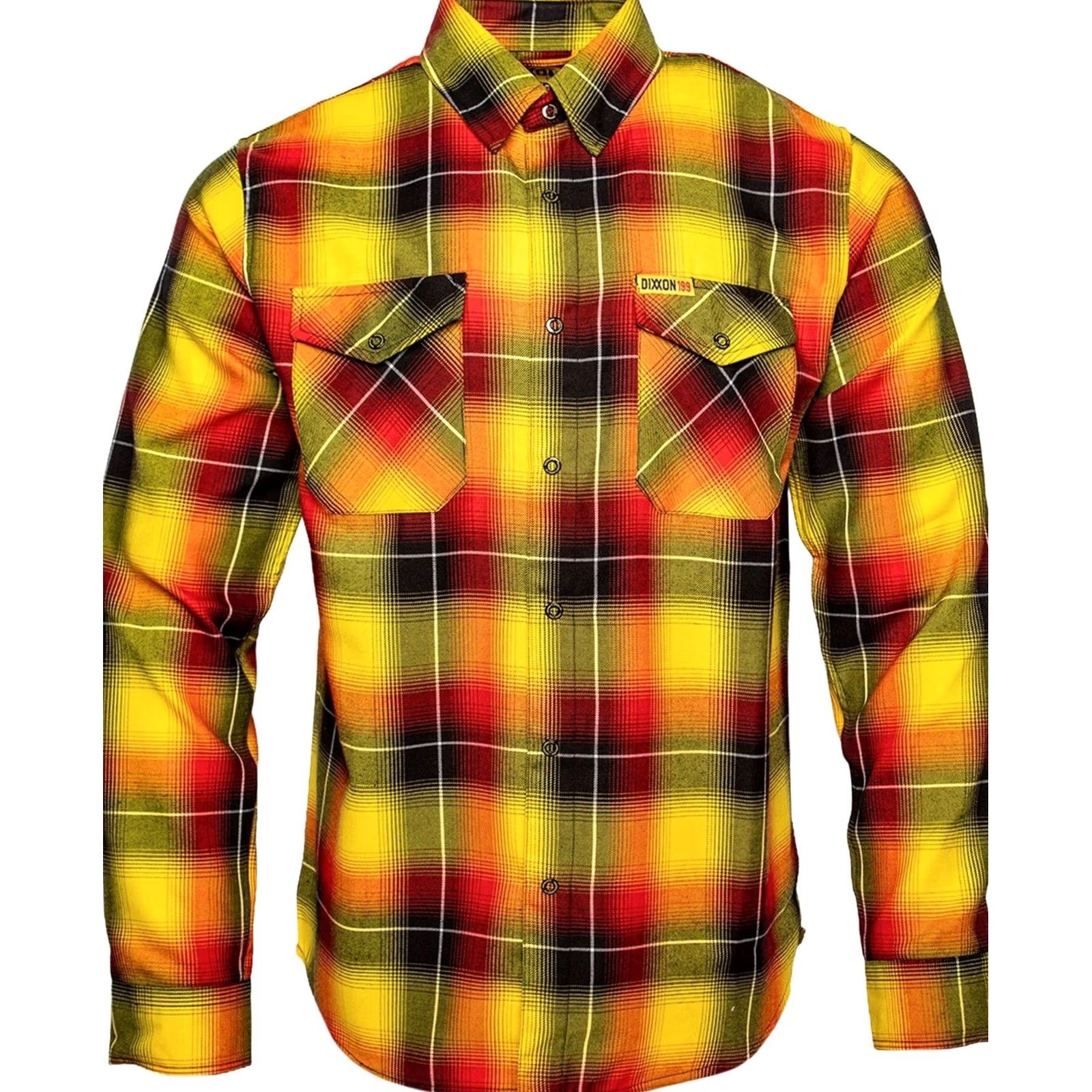 Vintage Dixxon Flannel Co. Travis Pastrana 2.0 Long Sleeve Button-Up Shirt Mens 2XL Red Yellow Black White Plaid Flannel Size US XXL / EU 58 / 5 - 3 Thumbnail