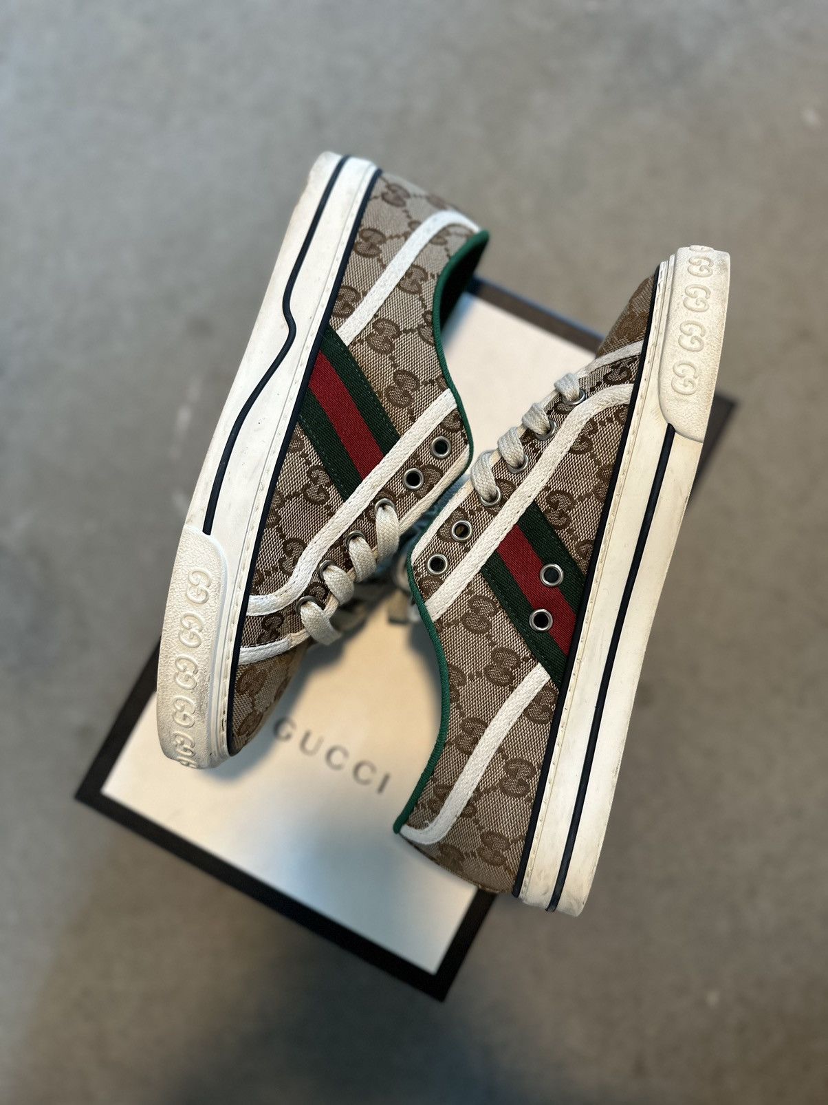 Gucci BEIGE GUCCI SHOES Size US 7 / EU 40 - 2 Thumbnail