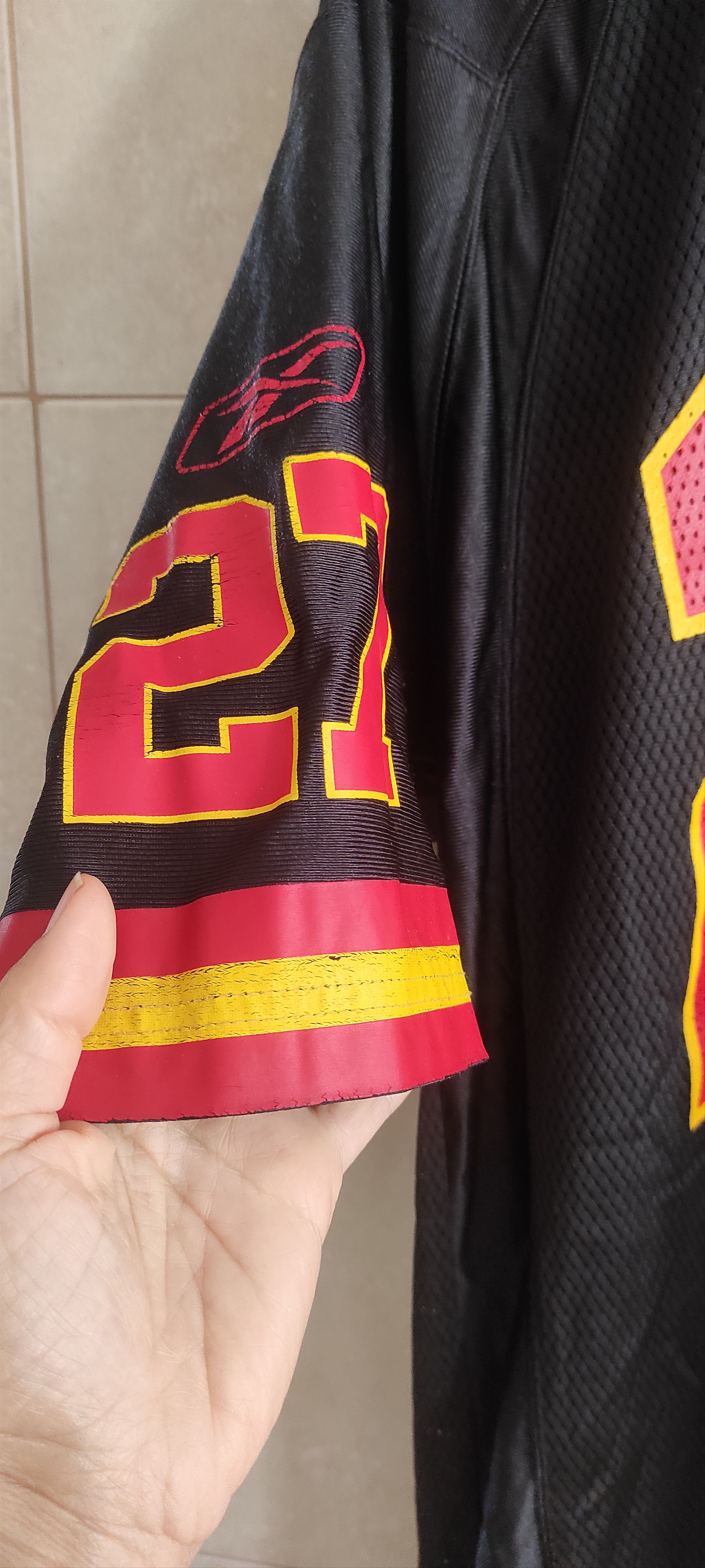 NFL × Reebok × Vintage Reebok NFL Kansas City Chiefs L Johnson #27 Mesh Jersey Size US M / EU 48-50 / 2 - 10 Thumbnail