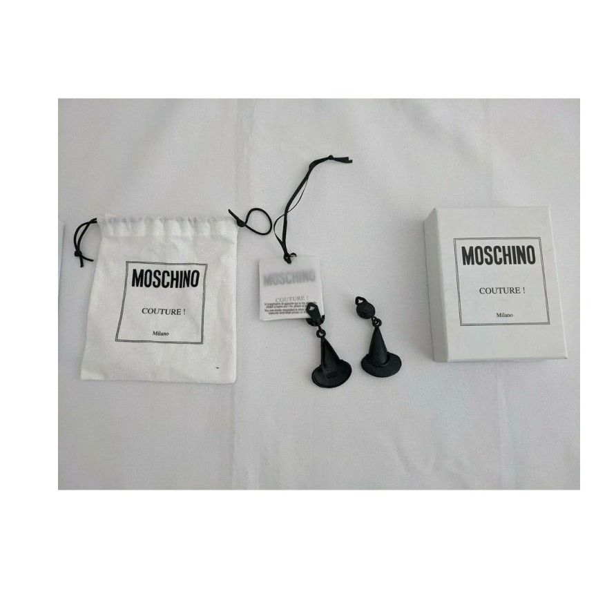 Moschino SS20 Moschino Couture Jeremy Scott CLIP ON EARRINGS TRICK Size ONE SIZE - 5 Thumbnail