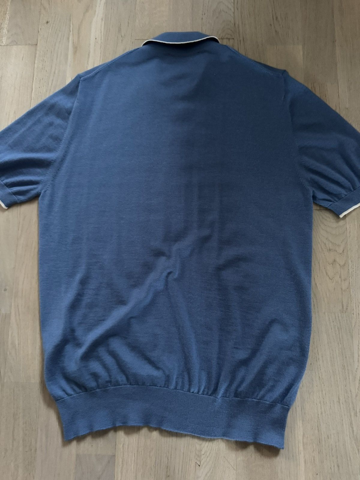 Mr P. MR P. knit polo tshirt SEE ALL PHOTOS FOR REAL TAPE MEASURES Size US XL / EU 56 / 4 - 11 Thumbnail
