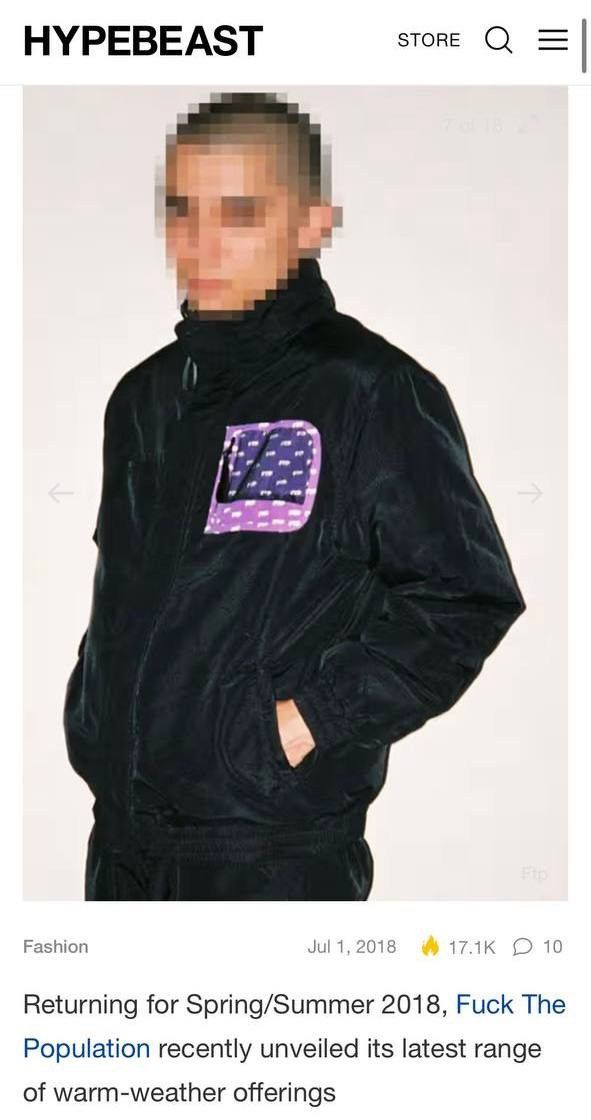 Fuck The Population FTP Mesh Pocket Puffer Jacket Size US S / EU 44-46 / 1 - 4 Thumbnail