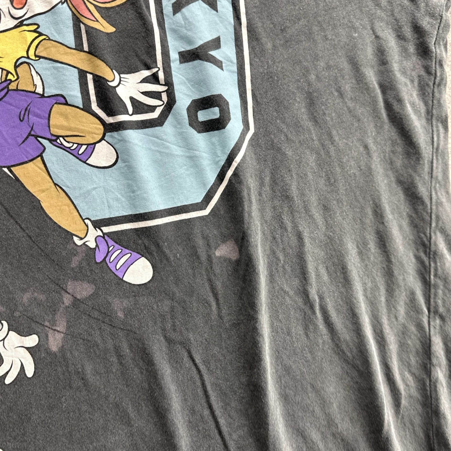 H&M Looney Tunes Tee Mens Medium Black Bugs Bunny Lola Bunny Basketball Tokyo H&M Divided Graphic Print Shirt Size US M / EU 48-50 / 2 - 6 Thumbnail