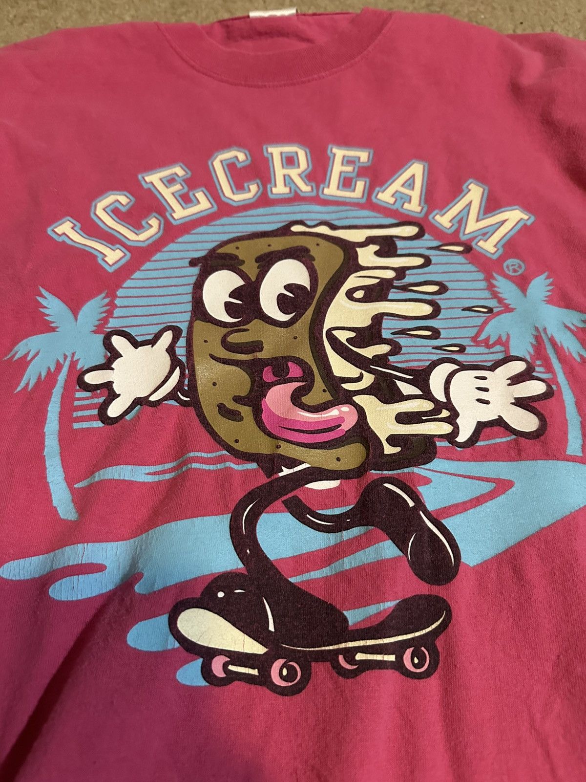 Icecream Pink Ice Cream Sandwich Skating Tee Size US L / EU 52-54 / 3 - 7 Thumbnail