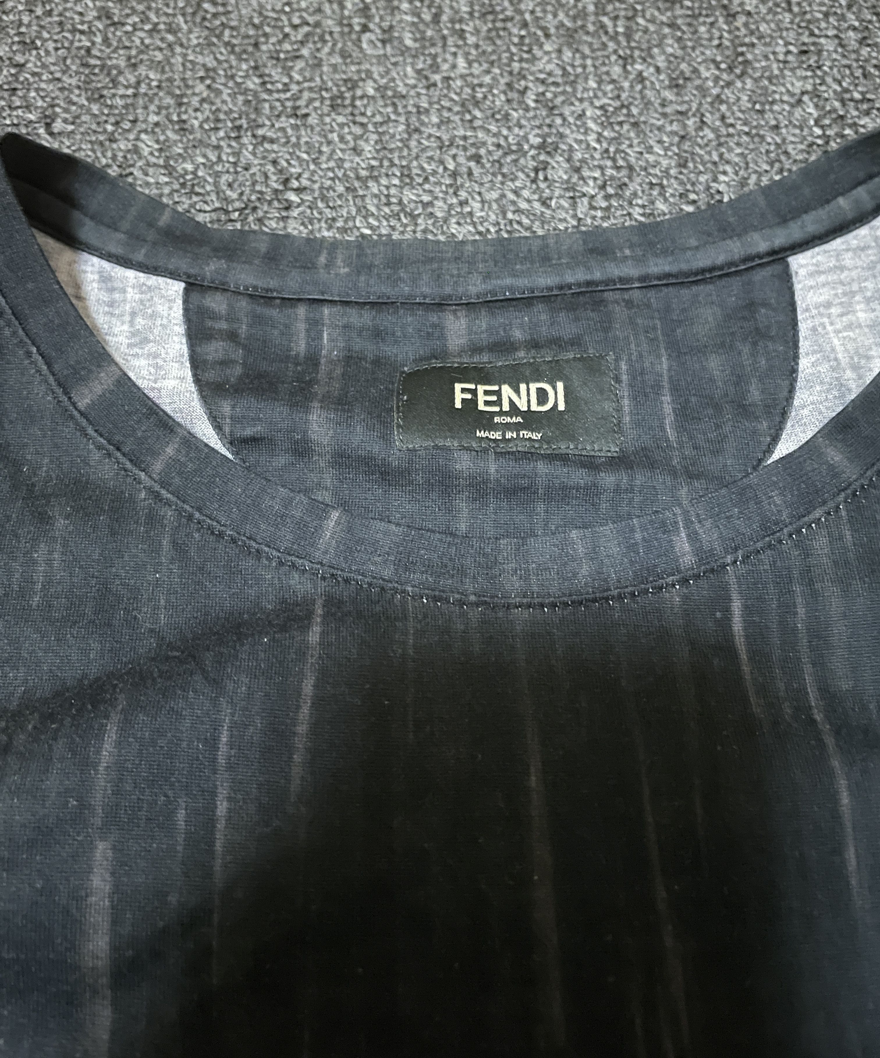 Fendi FENDI Imps 3D Logo t-shirt size 50/M-L Size US M / EU 48-50 / 2 - 4 Thumbnail
