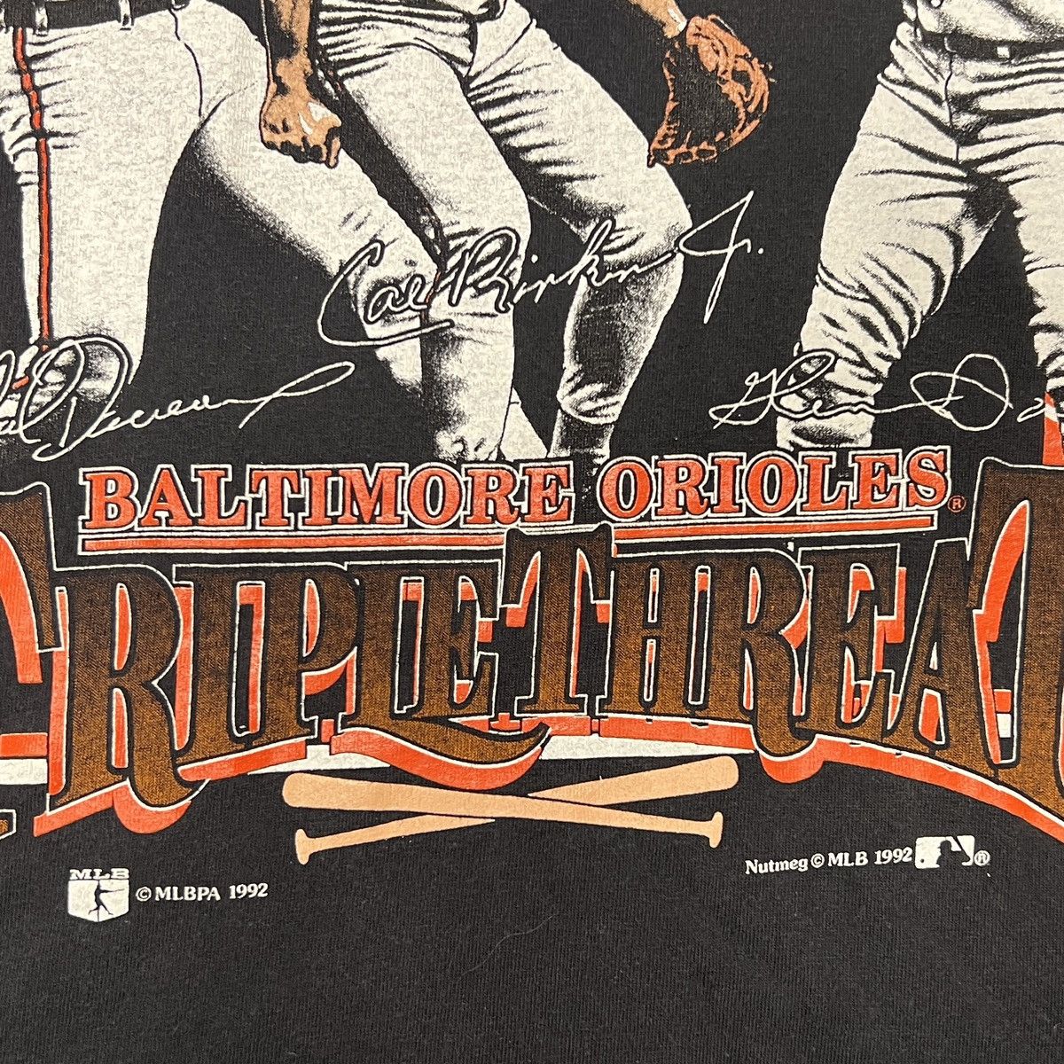 Nutmeg × Vintage 90s Baltimore ORIOLES T-Shirt - SINGLE STITCH - MLB Baseball Size US M / EU 48-50 / 2 - 3 Thumbnail