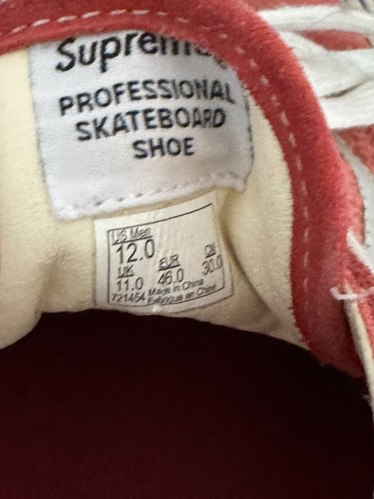 Supreme × Vans Supreme Vans Size US 12 / EU 45 - 6 Thumbnail