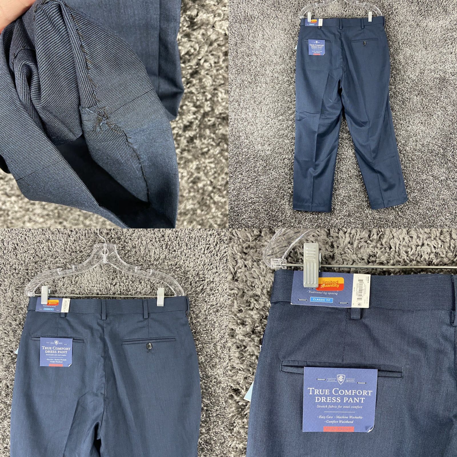 Croft & Barrow VINTAGE Croft & Barrow Dress Pants Men’s 32x27 Regular Blue Mens Size US 32 / EU 48 - 8 Thumbnail