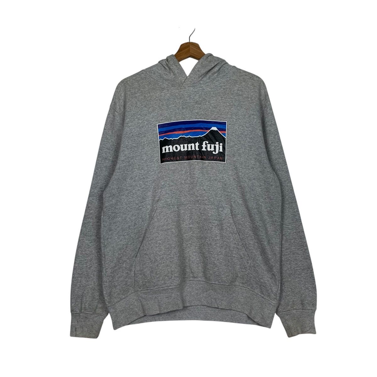 Japanese Brand Mount Fuji Big Logo Pullover Hoodie Size US L / EU 52-54 / 3 - 10 Thumbnail