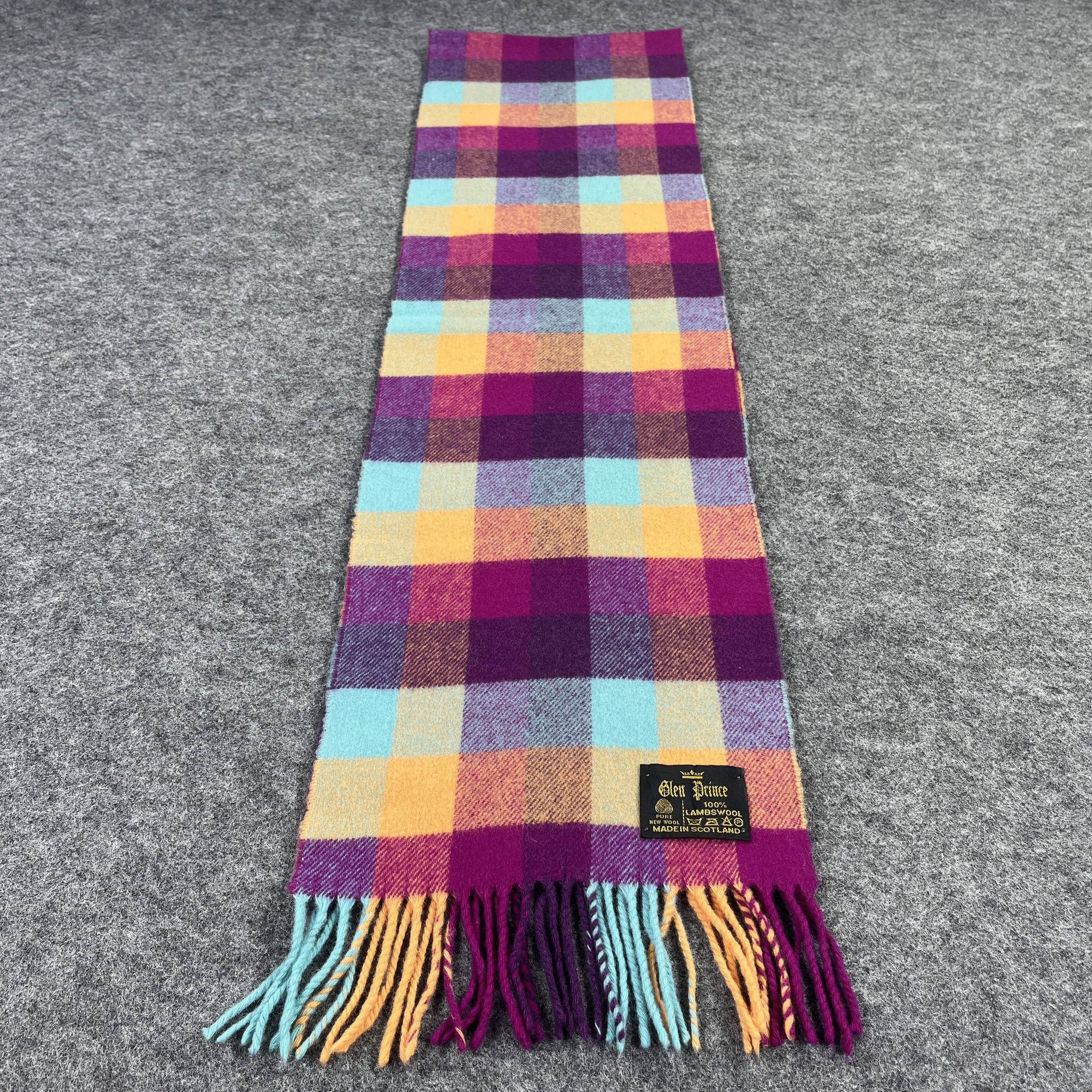 Vintage Glen Prince Scarf / Muffler / Neckwear T959 Size ONE SIZE - 2 Thumbnail