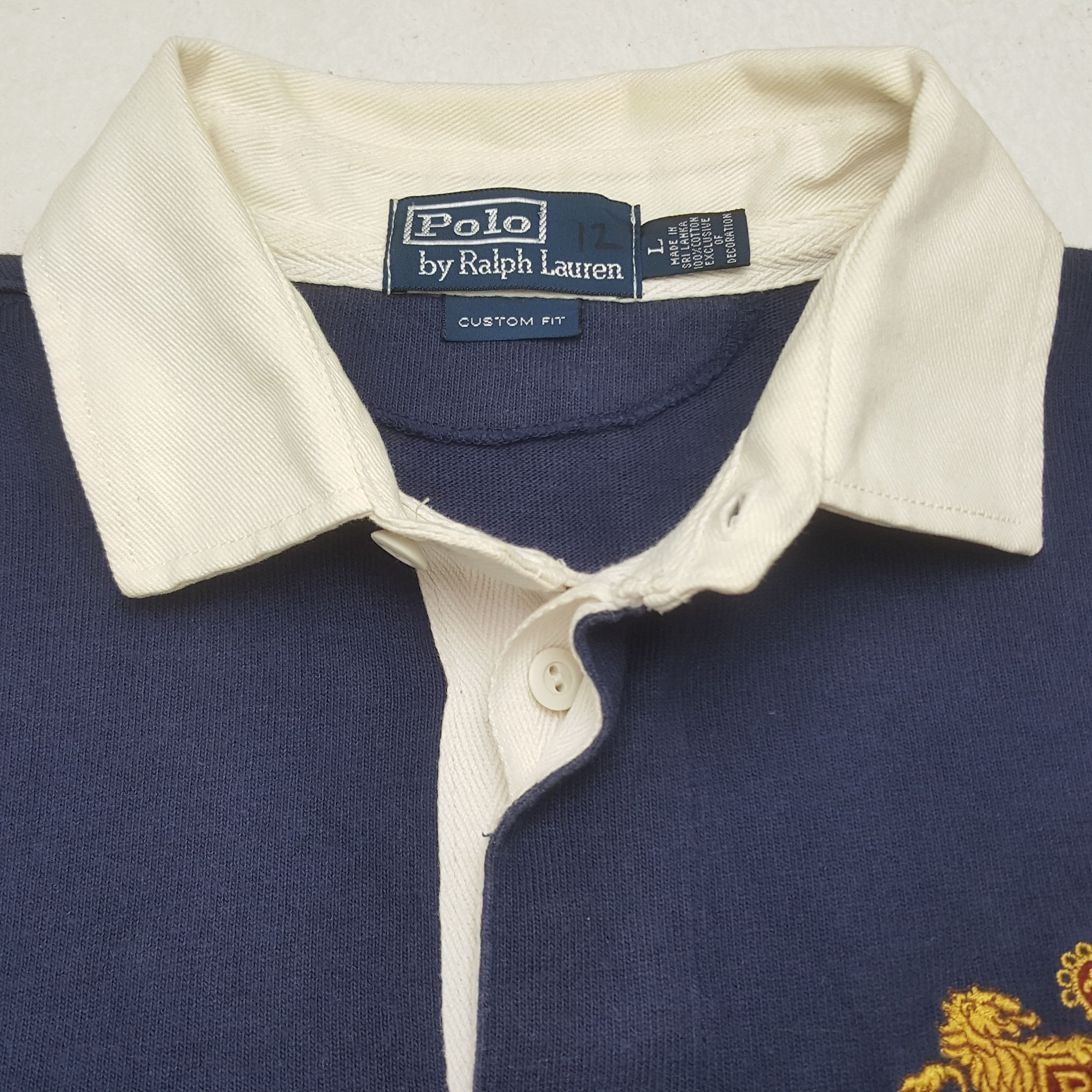 Polo Ralph Lauren Vintage Polo Ralph Lauren American Brand Rugby Polos RR7 Size US L / EU 52-54 / 3 - 4 Thumbnail