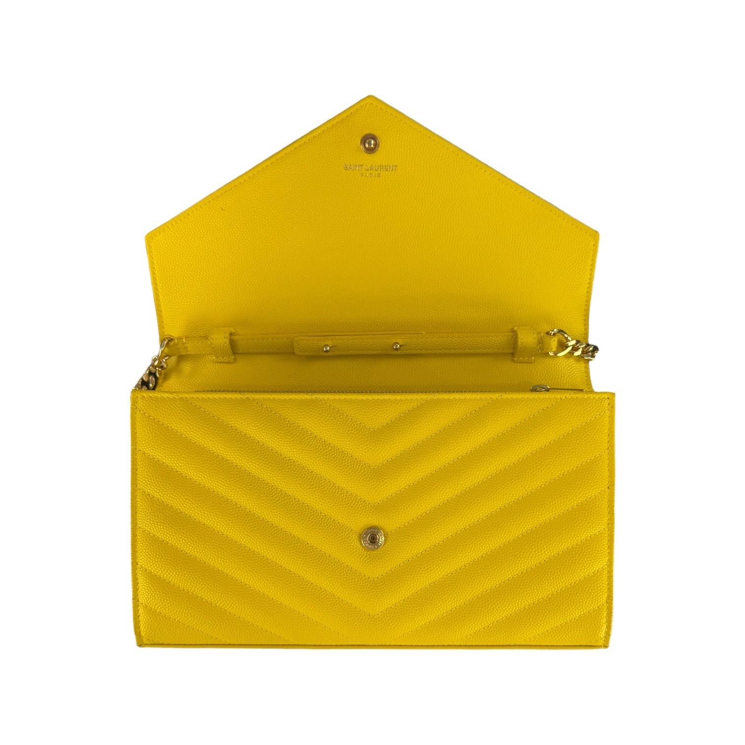 Yves Saint Laurent Saint Laurent Cassandre Envelope Wallet-On-Chain Bag Size ONE SIZE - 9 Thumbnail