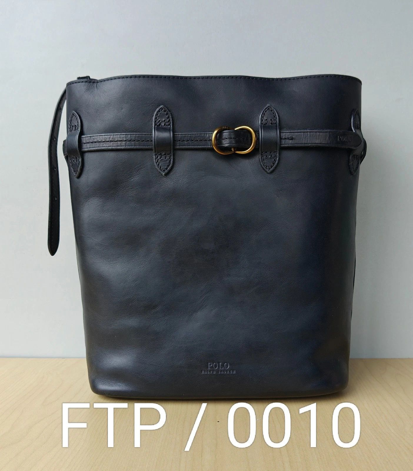 Polo Ralph Lauren Polo Ralph Lauren Bellport Leather Large Bucket Bag FTP 0010 Size ONE SIZE - 10 Thumbnail