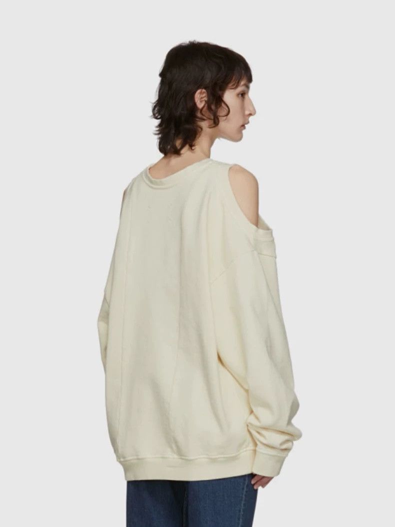 Maison Margiela Maison Margiela Deconstructed sweatshirt with off-shoulder Size S / US 4 / IT 40 - 8 Thumbnail