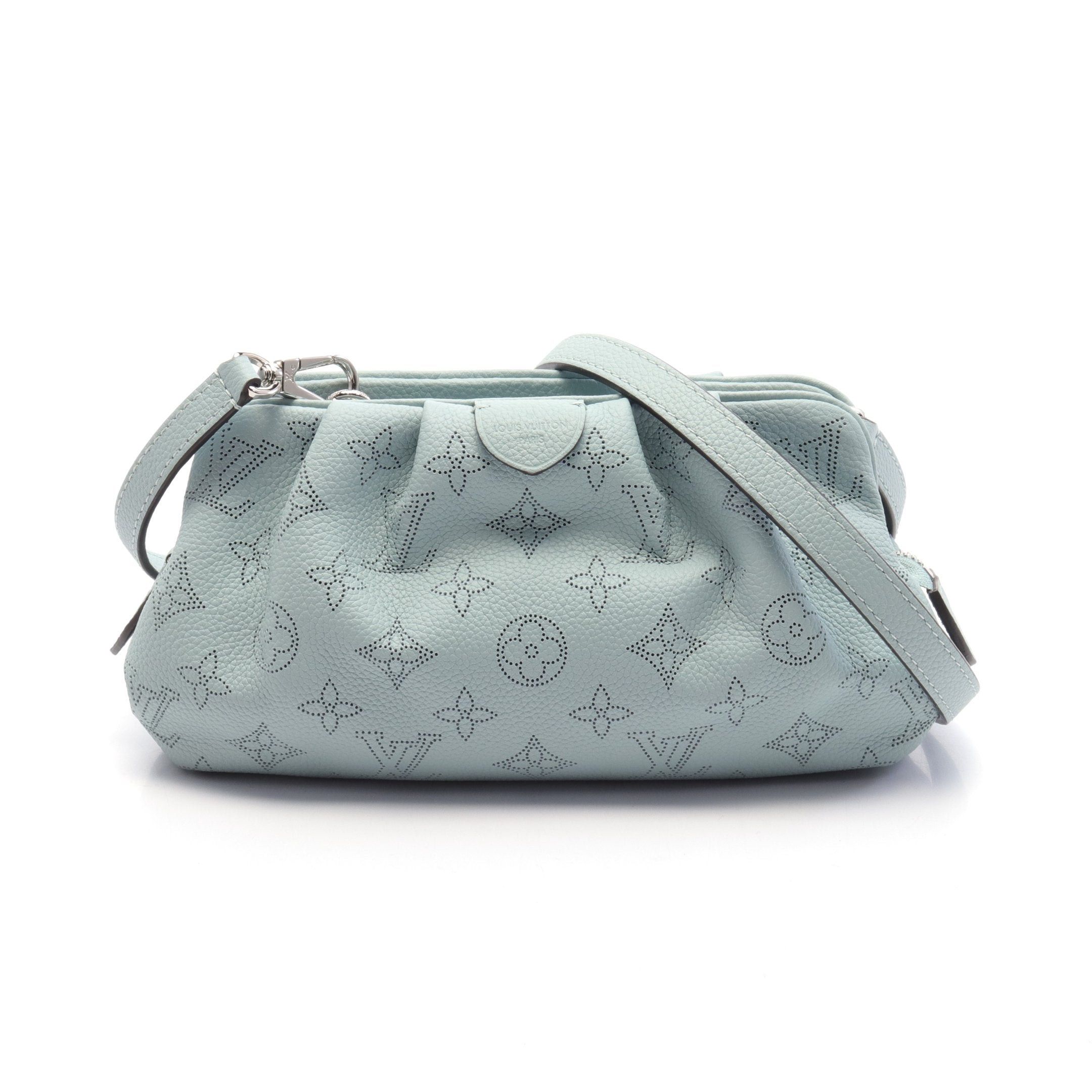Louis Vuitton Louis Vuitton Scala Mini Mahina Vale Lagoon Shoulder Bag Leather Light Blue Size ONE SIZE - 1 Thumbnail