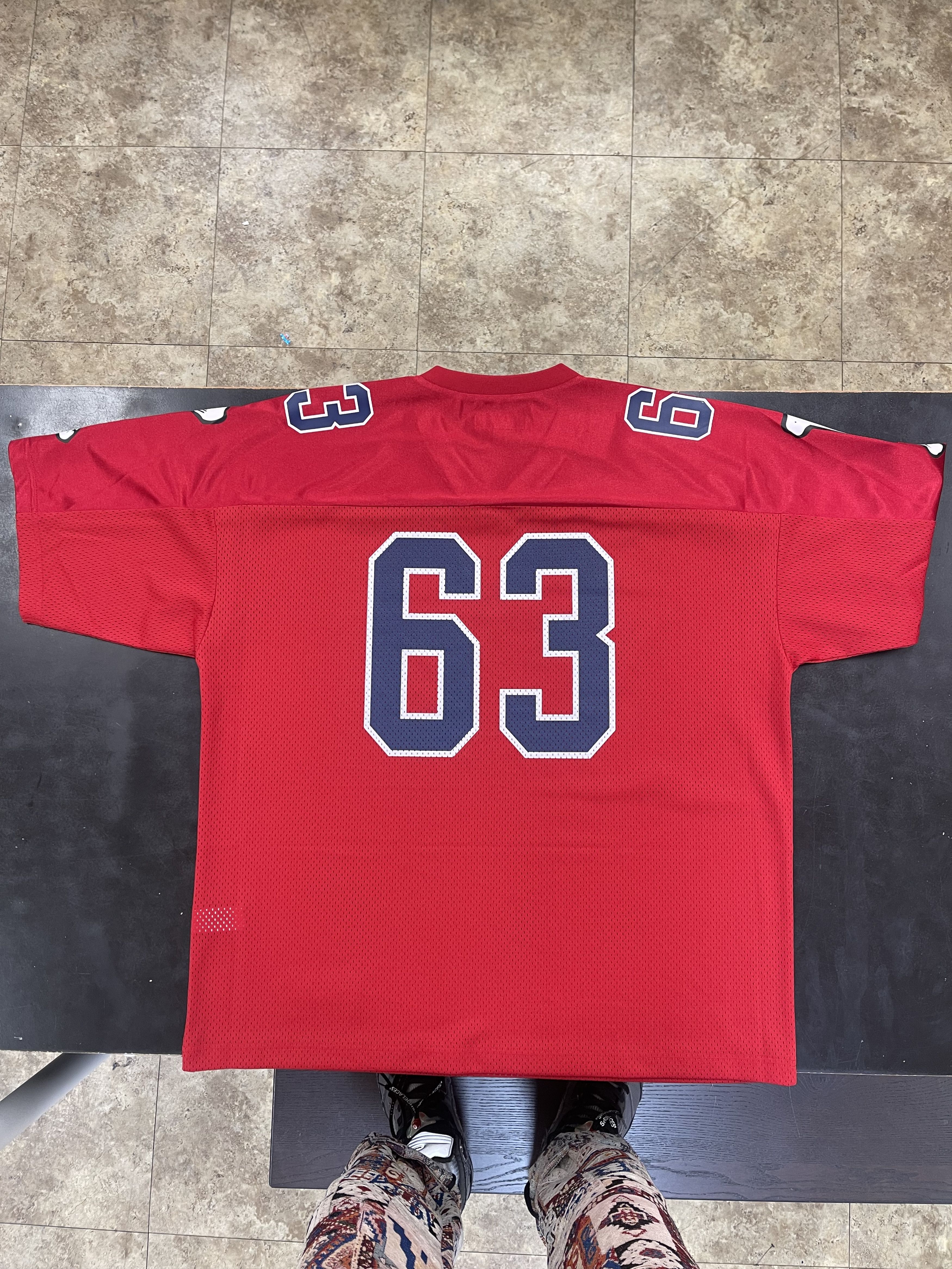 Supreme Supreme Bones Football Jersey FW25 Red Size US XL / EU 56 / 4 - 2 Thumbnail