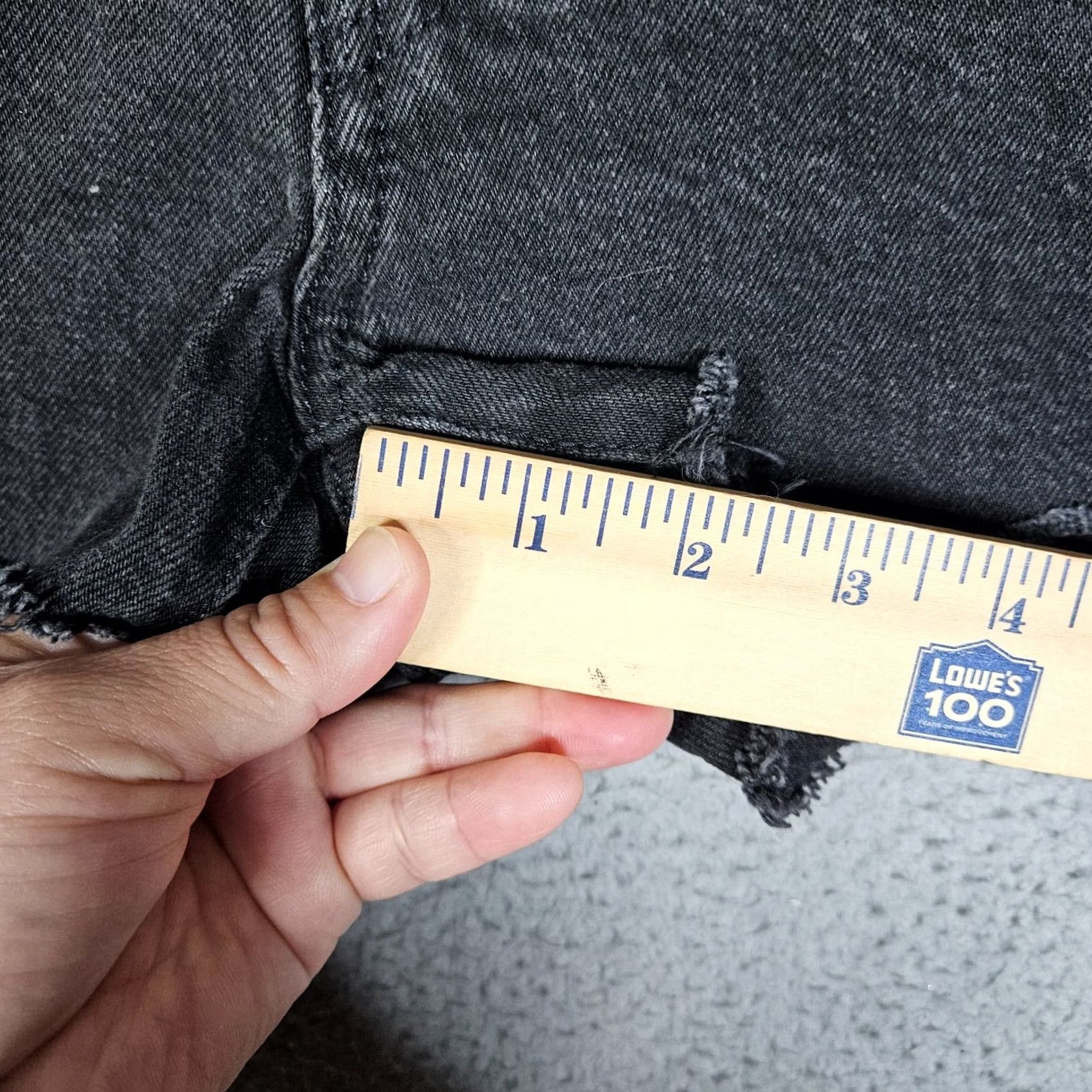 Levi's Levi's 501 Cotton High Rise Fitted Through the hip Light black Short Size 32 NEW Size 24" / US 00 / IT 34 - 3 Thumbnail