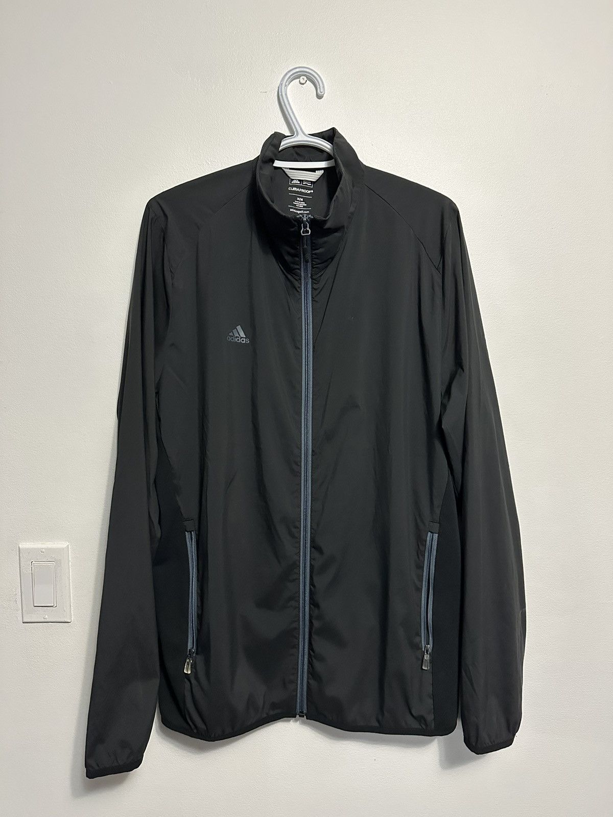 Adidas Black Adidas Windbreaker Size US M / EU 48-50 / 2 - 1 Thumbnail