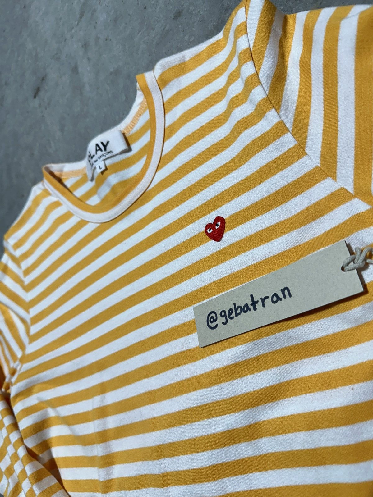 Comme des Garcons PLAY Comme Des Garçons Play Little Red Heart Long Sleeve Large Size L / US 10 / IT 46 - 2 Thumbnail