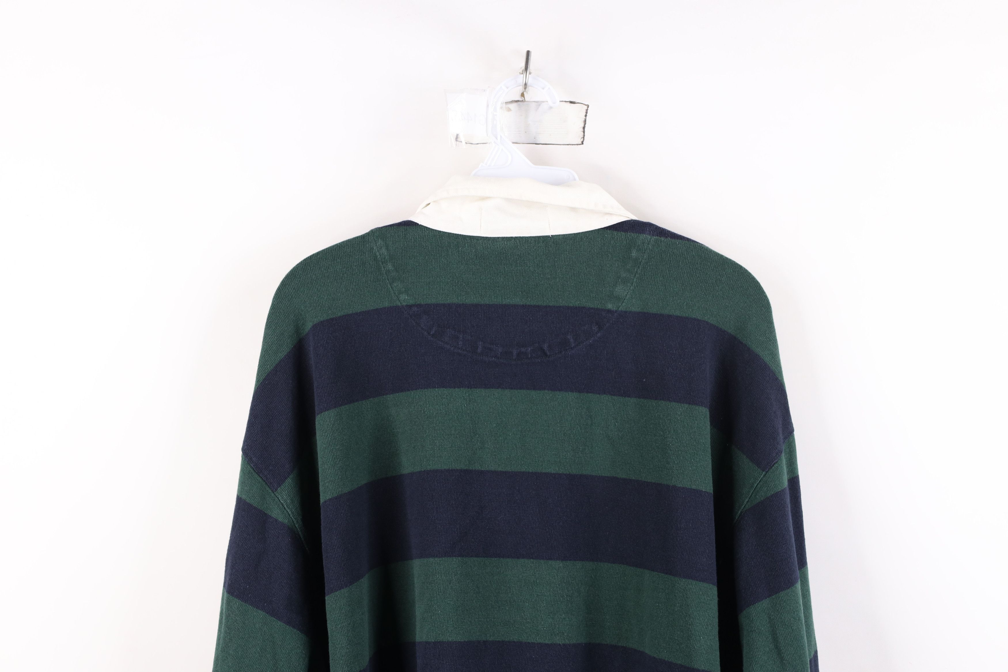 Ralph Lauren Vintage 90s Ralph Lauren Long Sleeve Rugby Polo Shirt Size US XXL / EU 58 / 5 - 12 Thumbnail