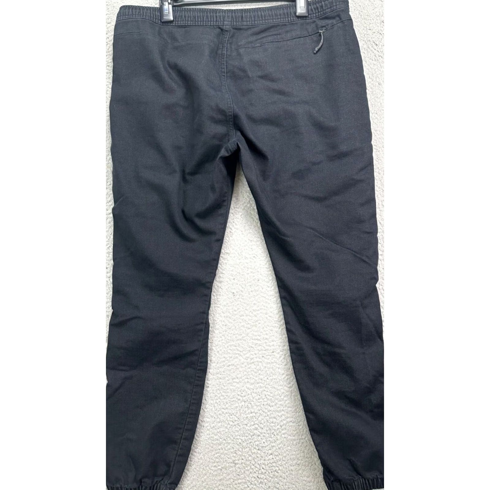 Express Express Pants Mens 34 Black Jogger Stretch Drawstring Elastic Waist Tapered Leg Jeans & Pants Size US 34 / EU 50 - 2 Thumbnail