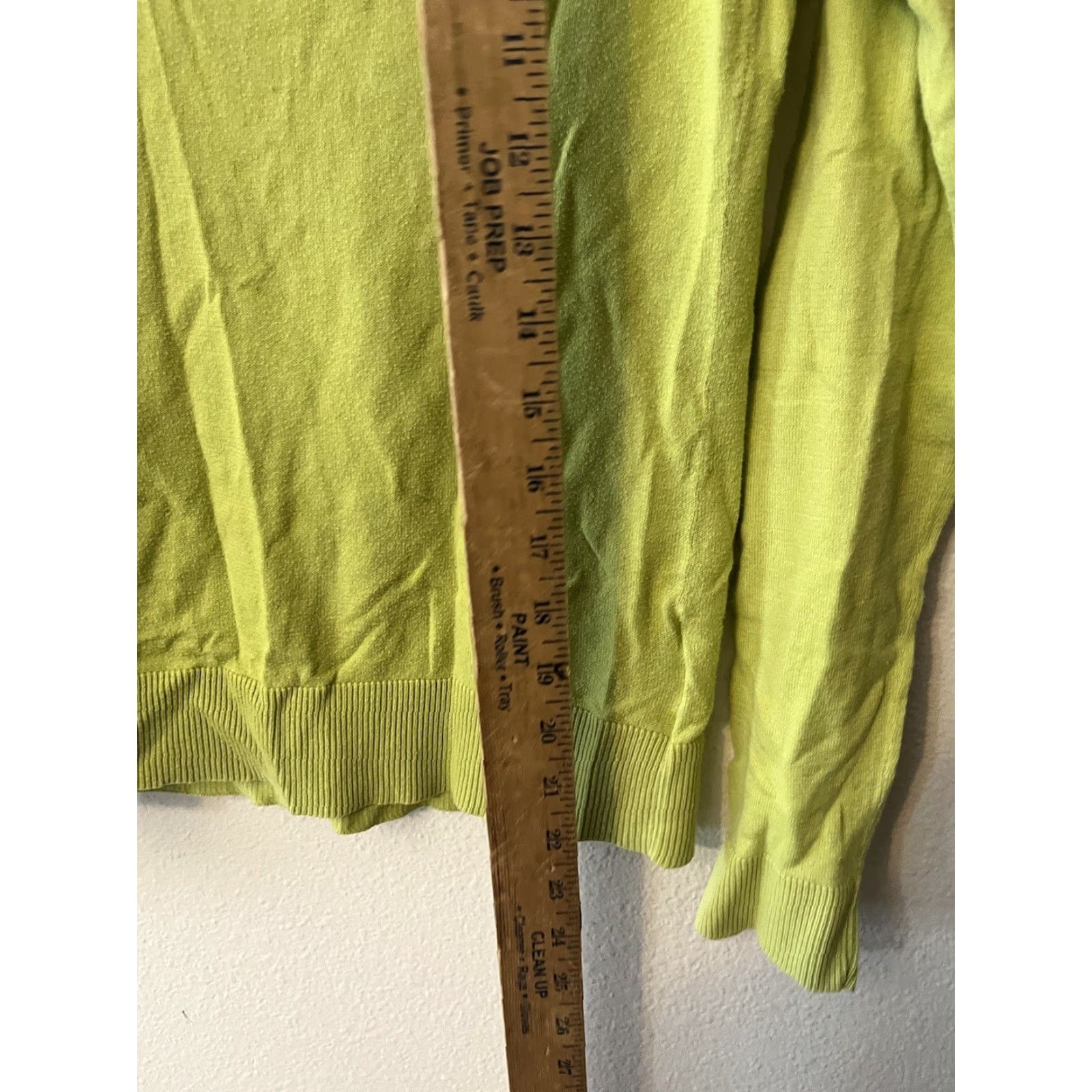 Loft LOFT Women's Cardigan Sweater Small Green Regular Fit Long Sleeve Open Breathable Lightweight Casual Workwear Size S / US 4 / IT 40 - 4 Thumbnail