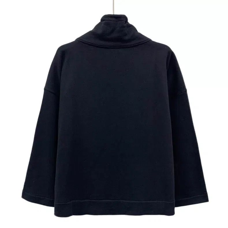 Kenzo Kenzo Black letter embroidery cotton drawstring long-sleev Size L / US 10 / IT 46 - 2 Thumbnail