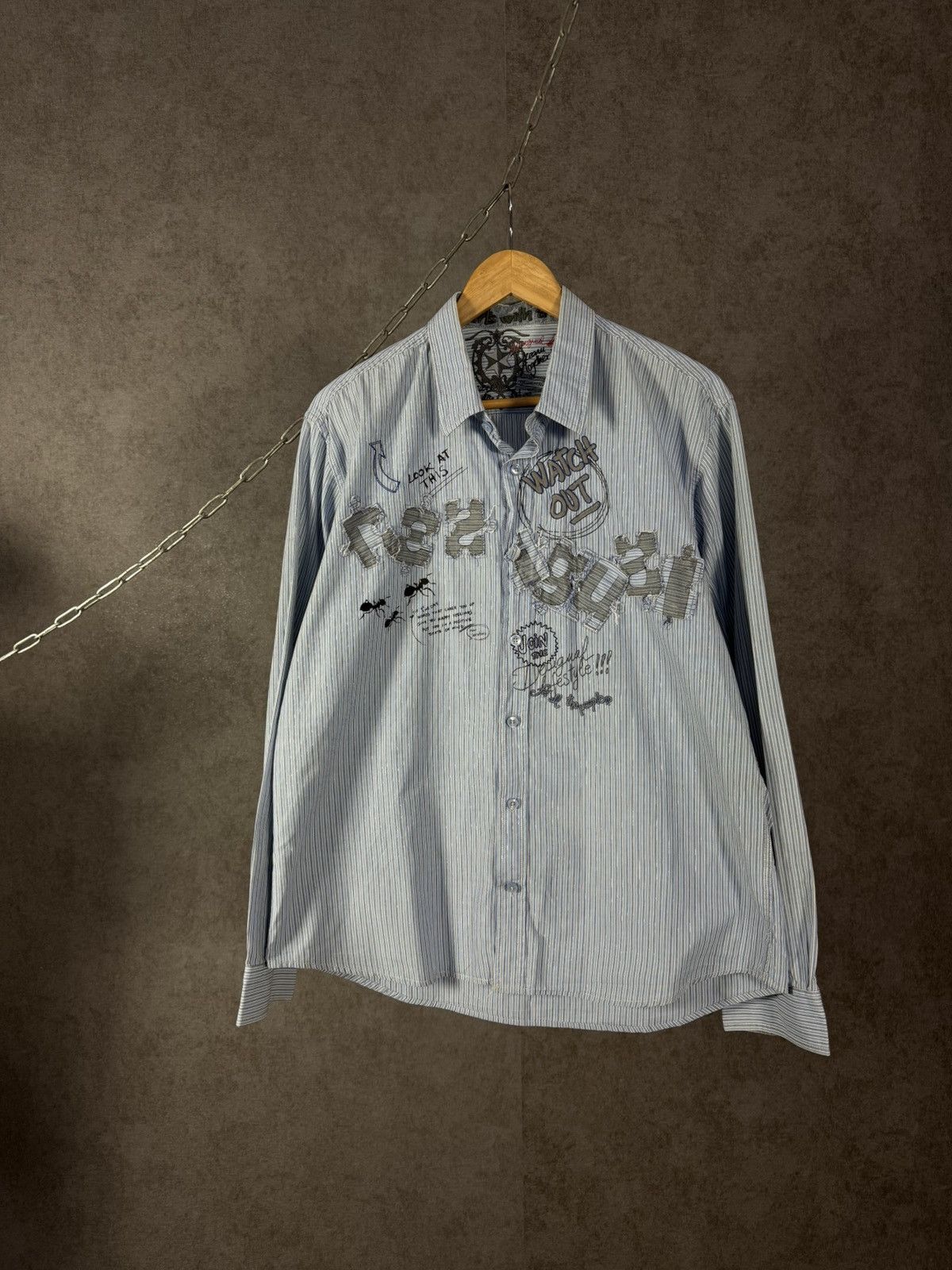 Desigual Desigual art crazy designer shirt Size US XL / EU 56 / 4 - 1 Thumbnail